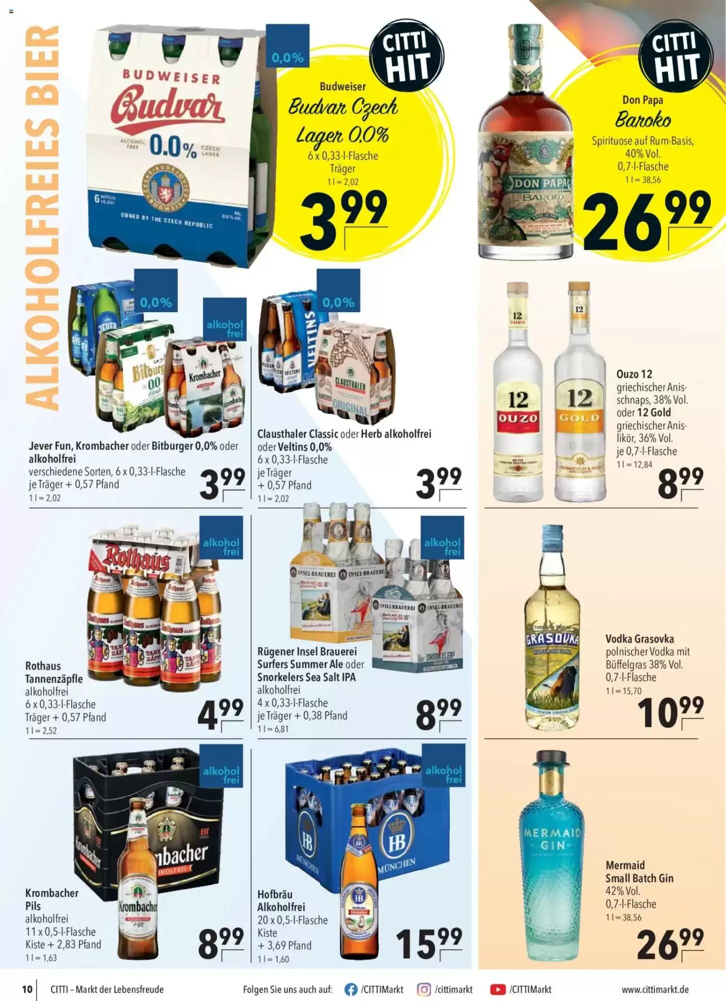 CITTI Markt Prospekt (ab 08.07.2026) zum Blättern - Seite 10