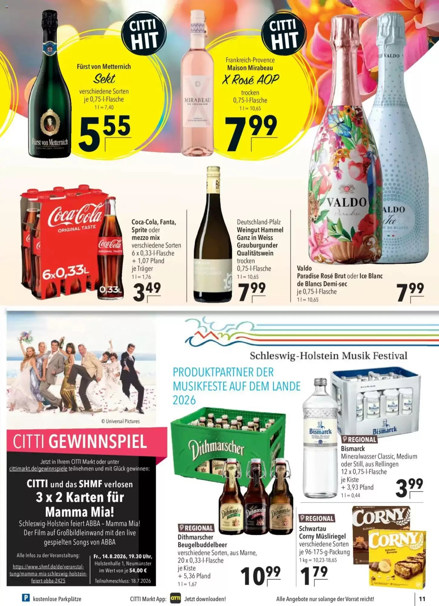 CITTI Markt Prospekt (ab 08.07.2026) zum Blättern - Seite 11