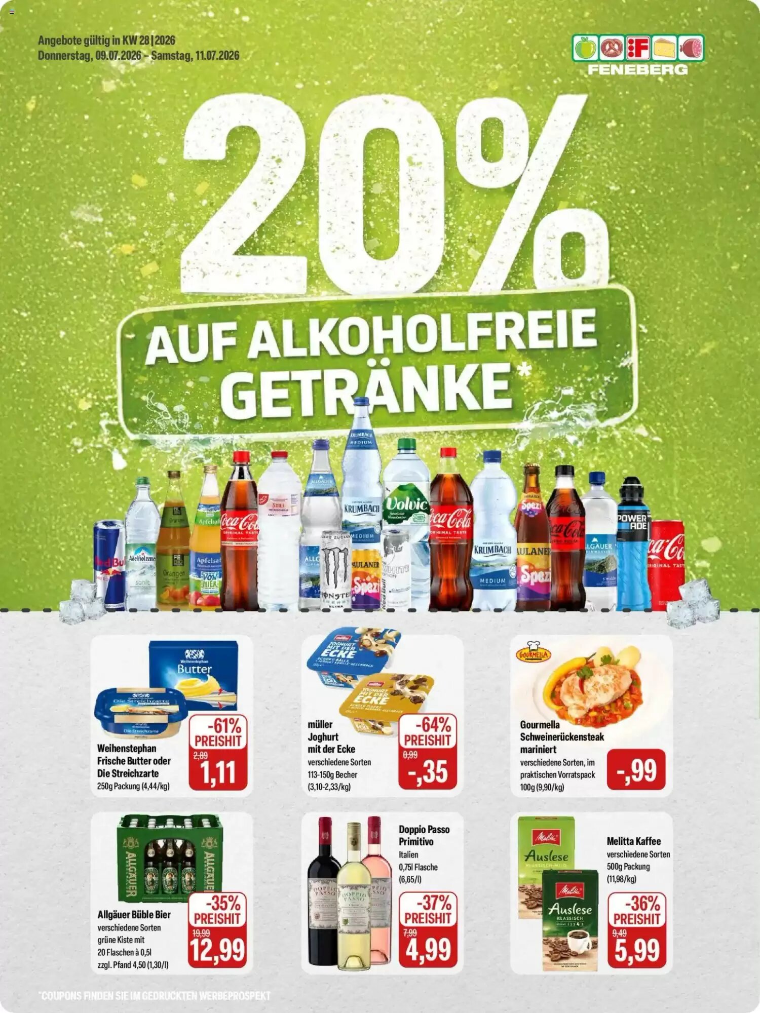 Feneberg Prospekt (ab 09.07.2026) zum Blättern - Seite 1