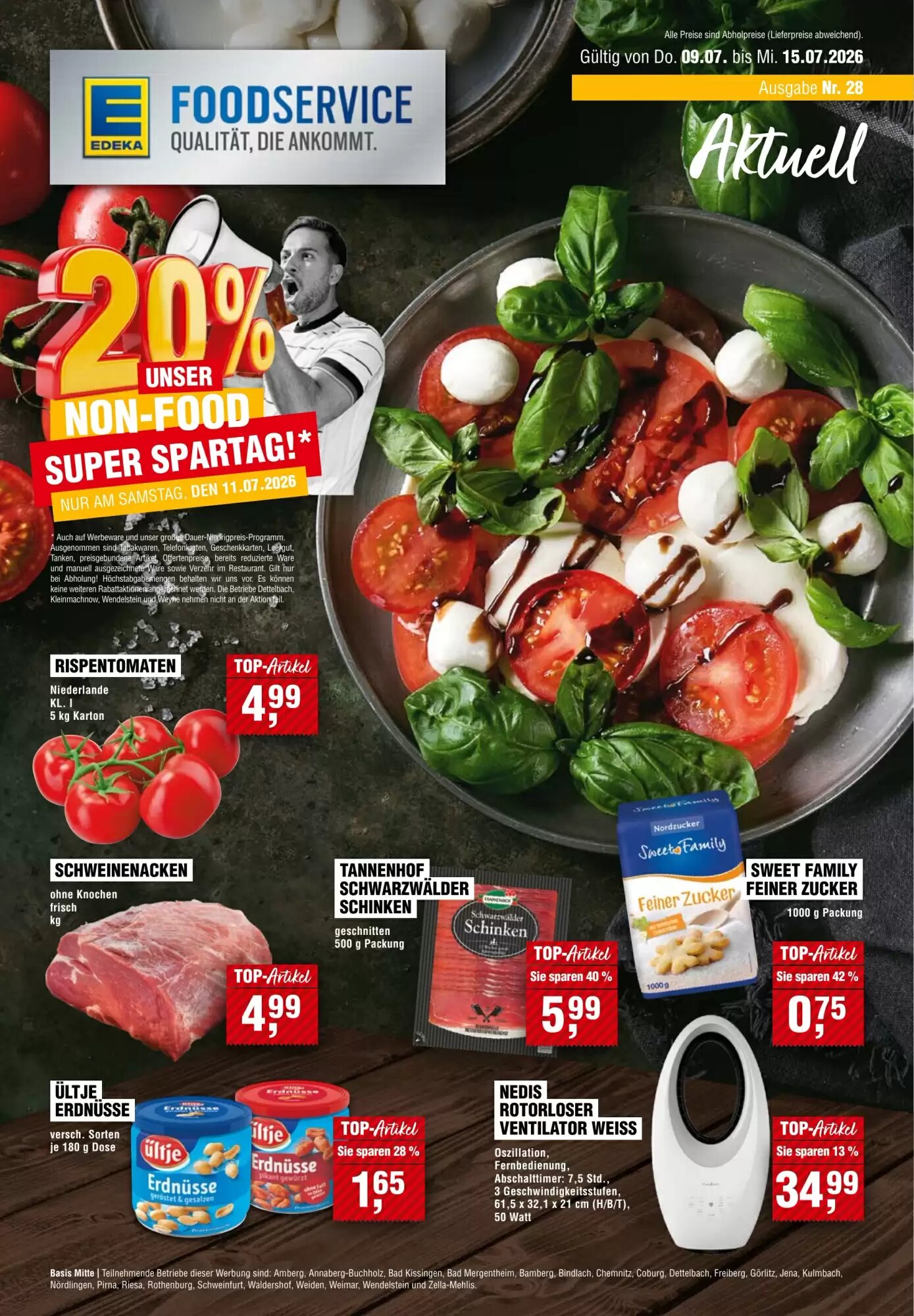 EDEKA Foodservice Prospekt (ab 09.07.2026) zum Blättern - Seite 1