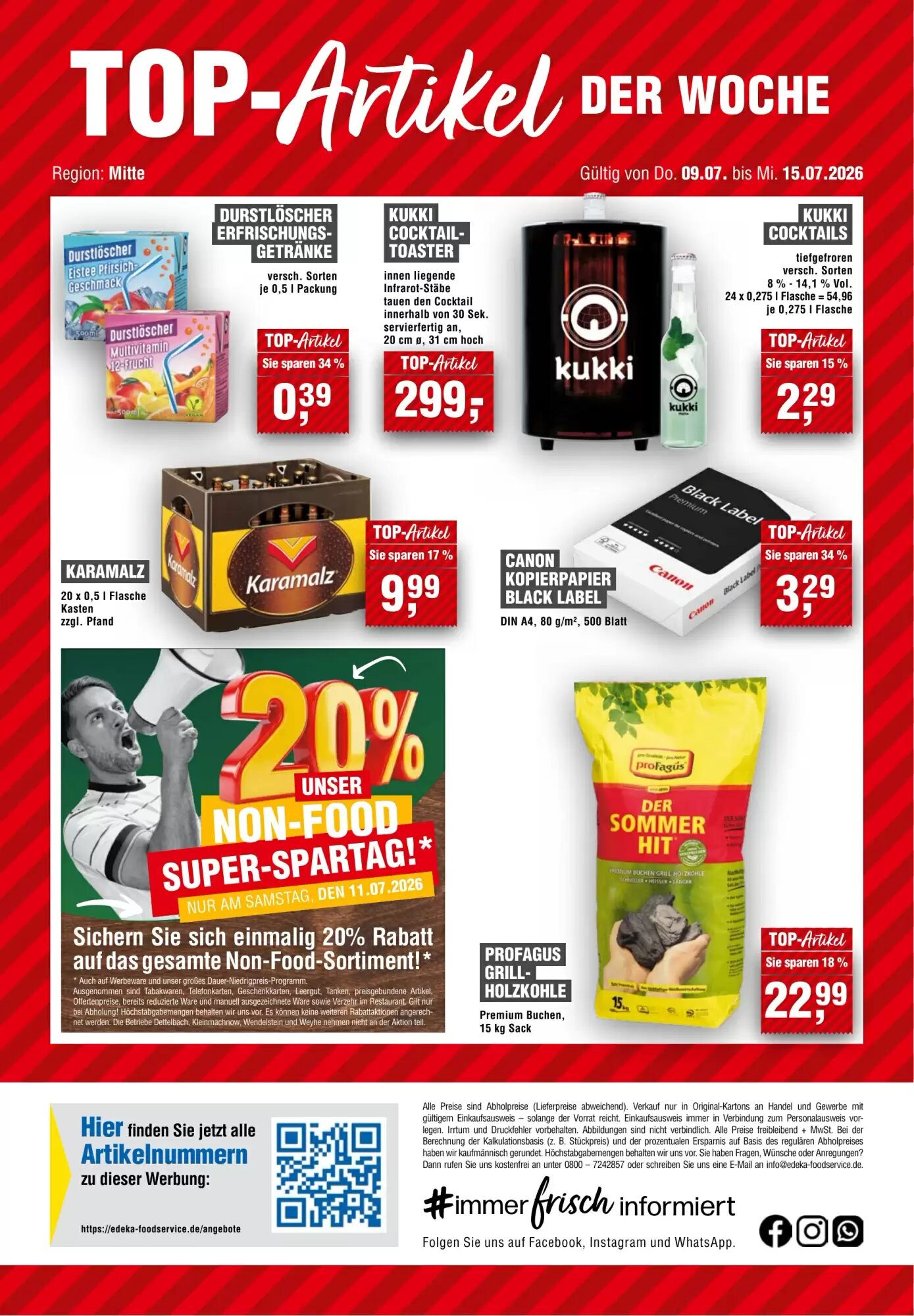 EDEKA Foodservice Prospekt (ab 09.07.2026) zum Blättern - Seite 14