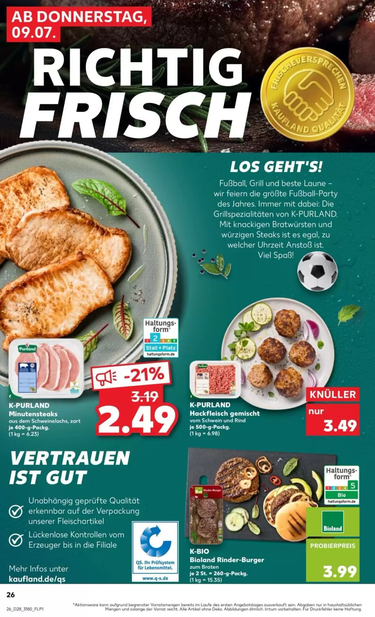 Kaufland Prospekt (ab 09.07.2026) zum Blättern - Seite 26