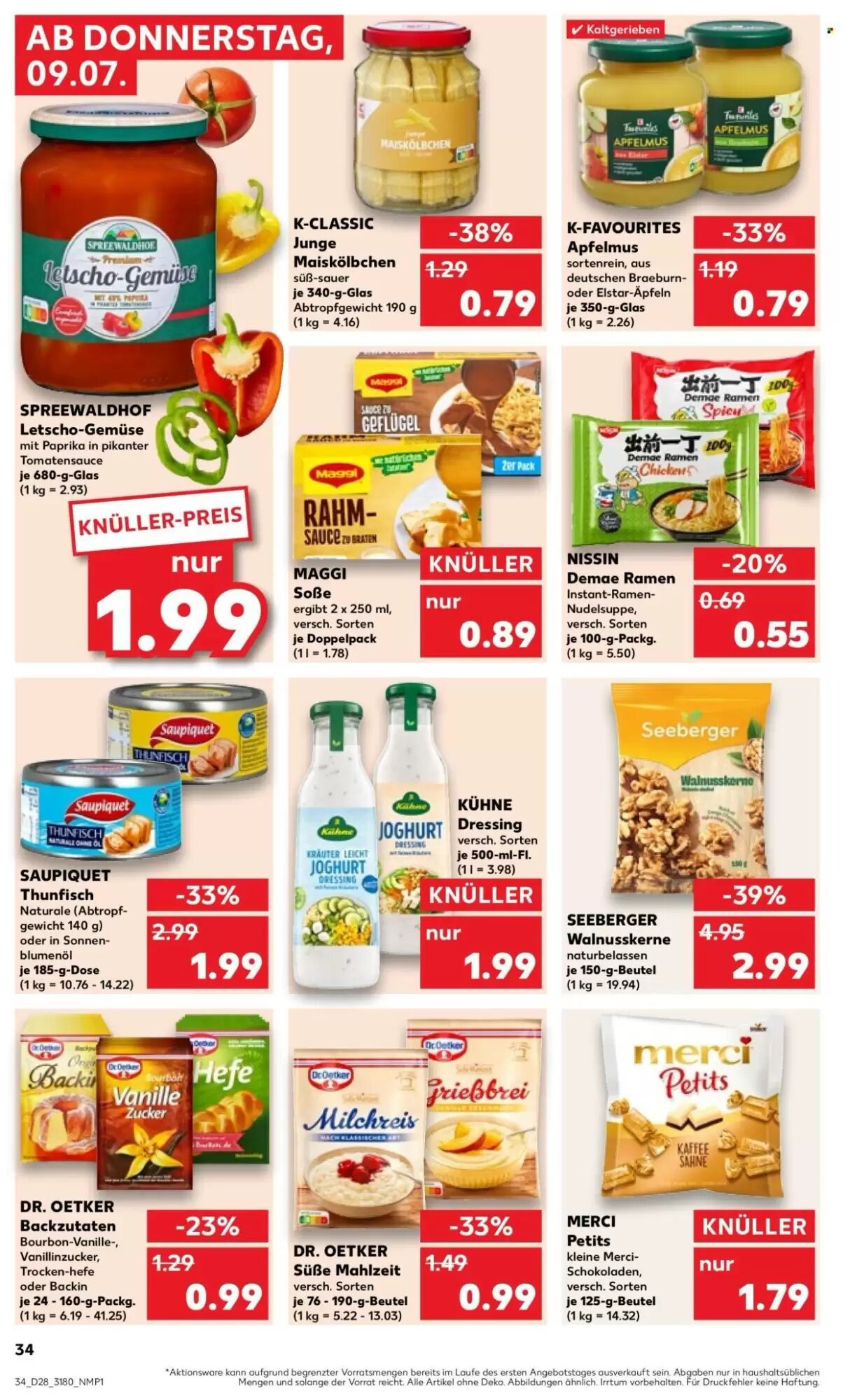 Kaufland Prospekt (ab 09.07.2026) zum Blättern - Seite 34