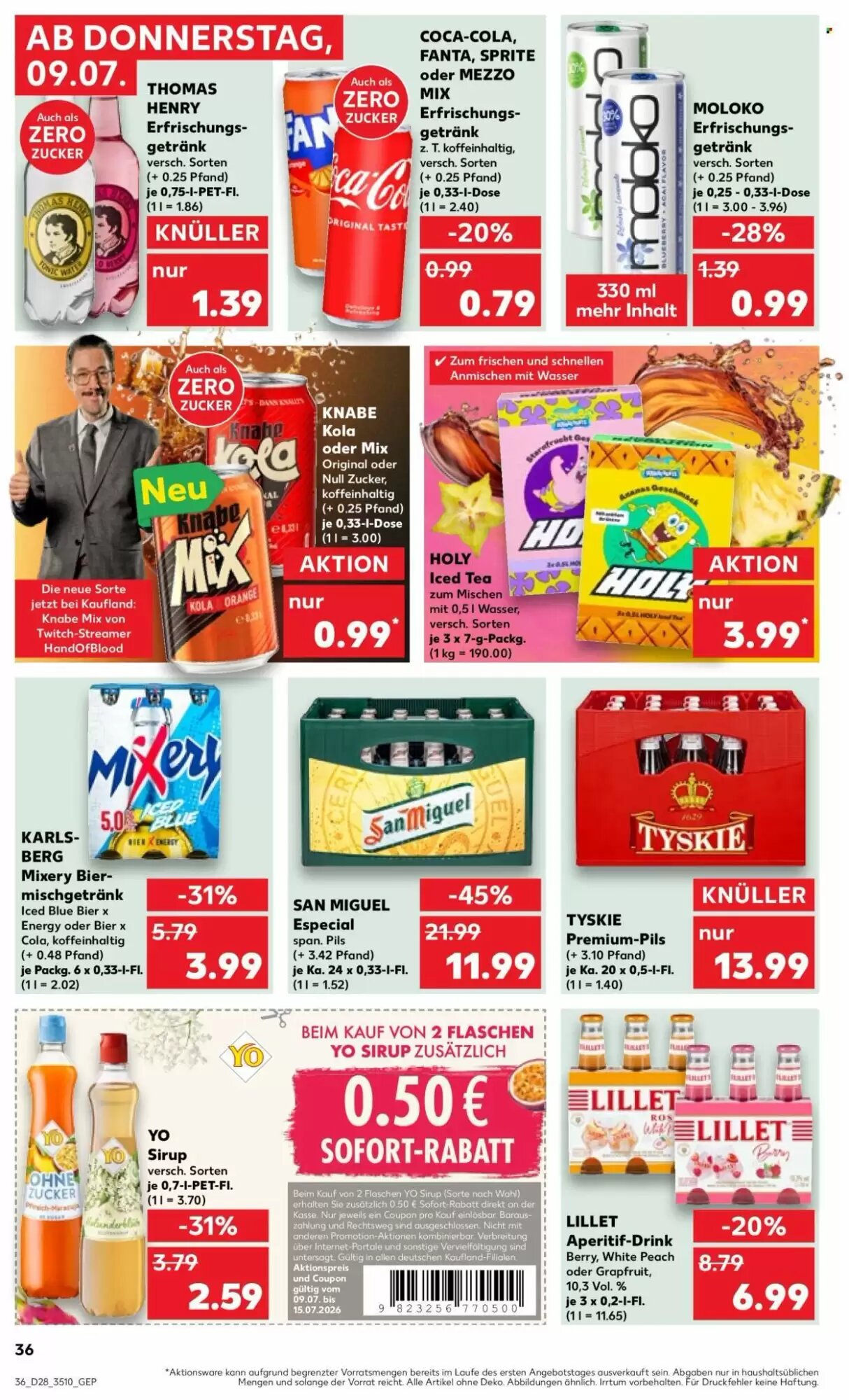 Kaufland Prospekt (ab 09.07.2026) zum Blättern - Seite 36
