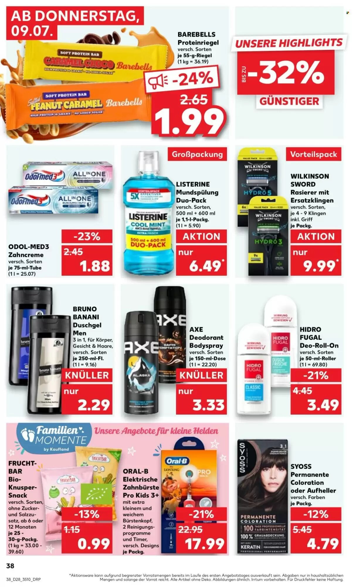 Kaufland Prospekt (ab 09.07.2026) zum Blättern - Seite 38