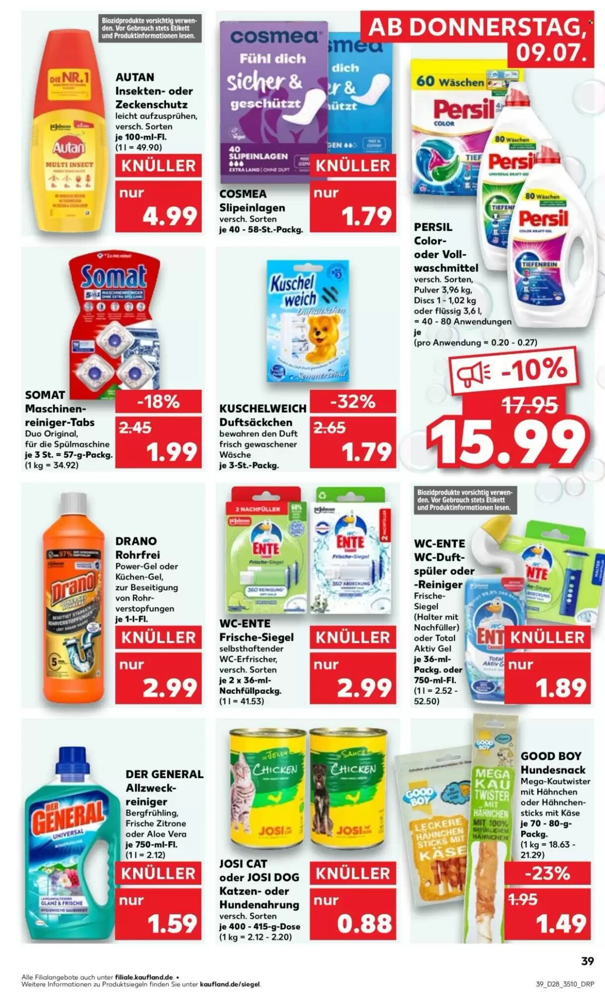 Kaufland Prospekt (ab 09.07.2026) zum Blättern - Seite 39