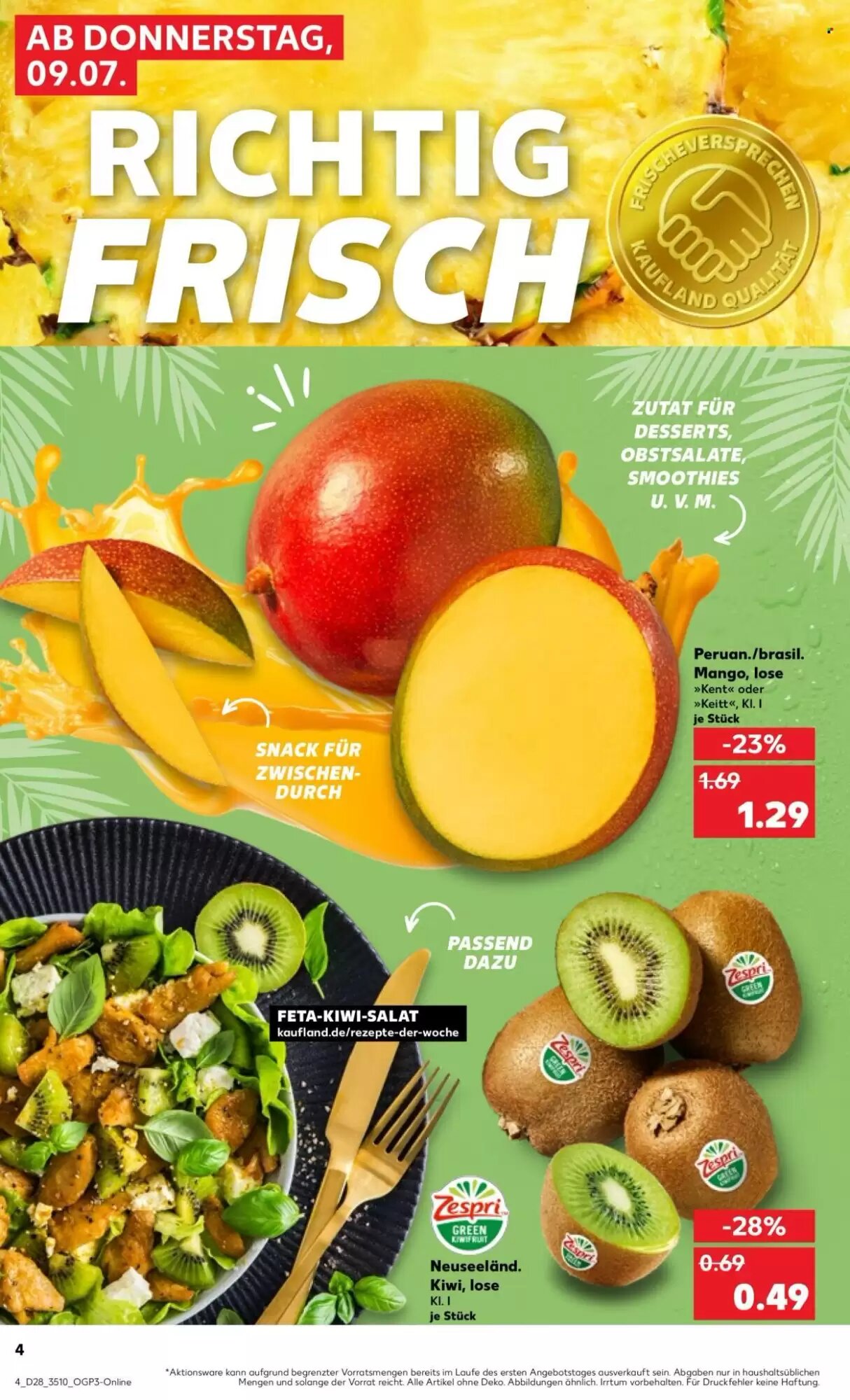 Kaufland Prospekt (ab 09.07.2026) zum Blättern - Seite 4