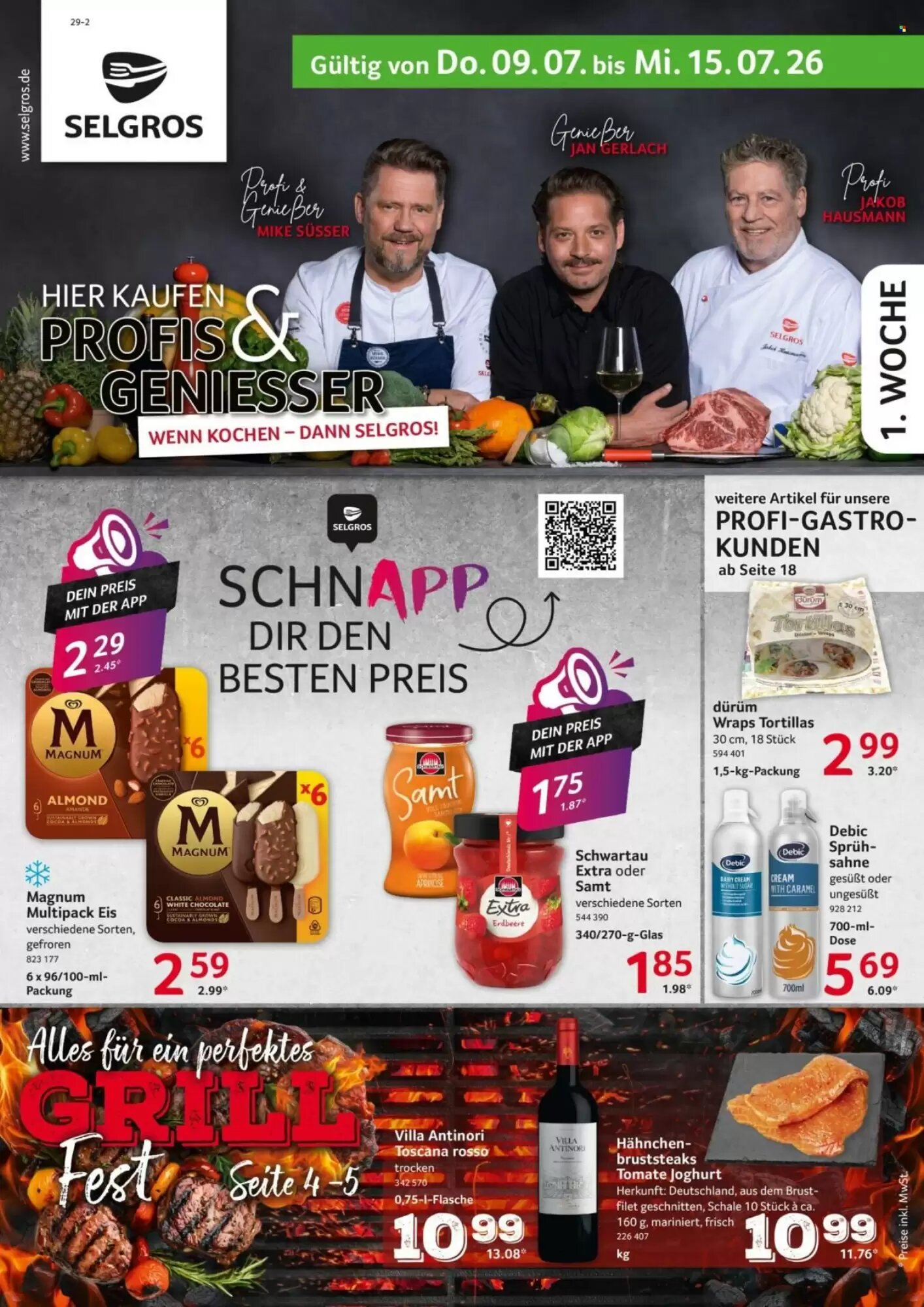 Selgros Prospekt (ab 09.07.2026) zum Blättern - Seite 1
