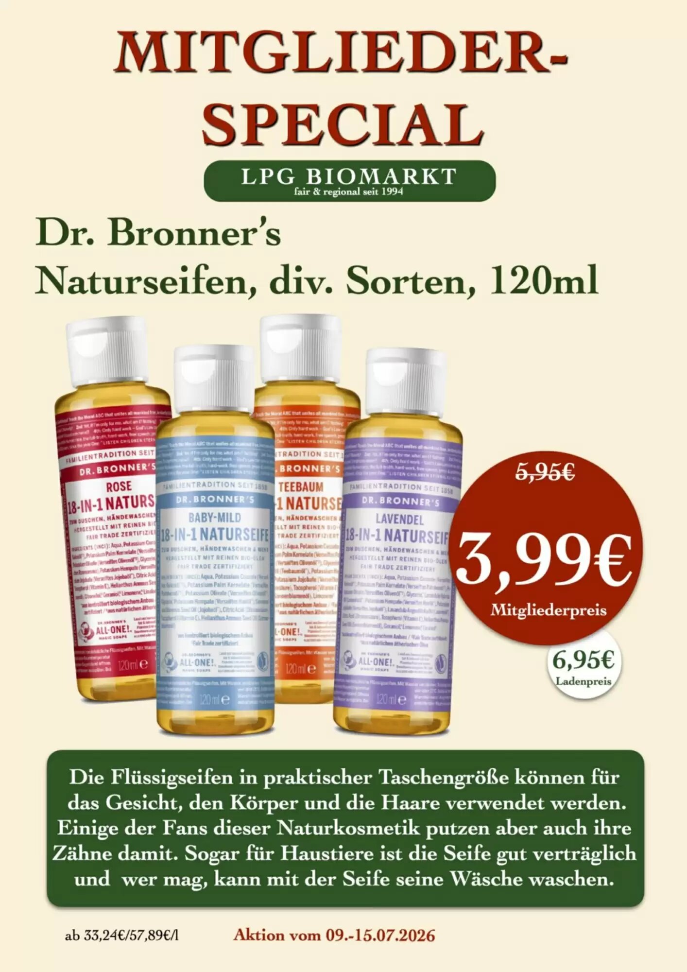 LPG Biomarkt Prospekt (ab 09.07.2026) zum Blättern - Seite 12