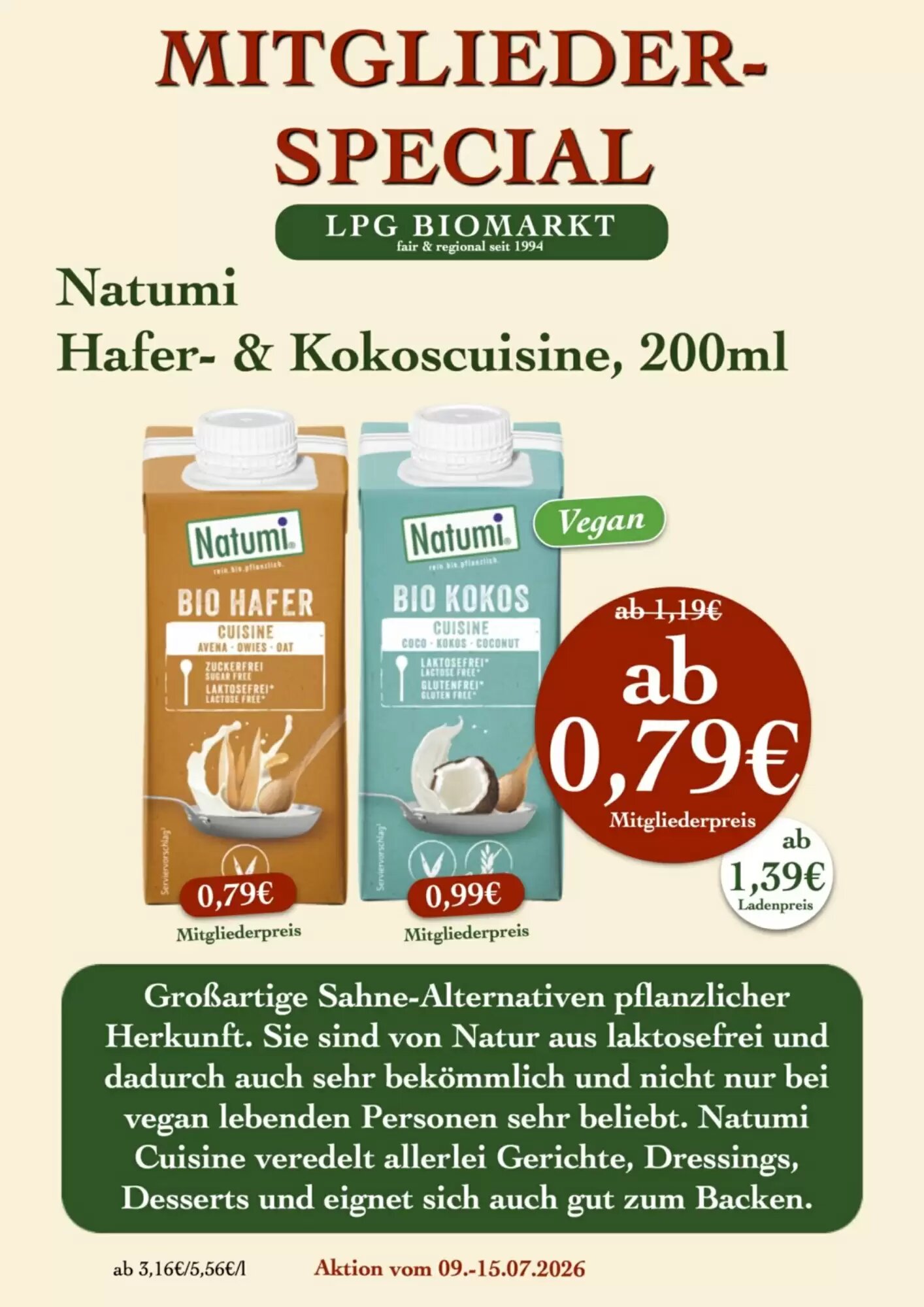 LPG Biomarkt Prospekt (ab 09.07.2026) zum Blättern - Seite 7