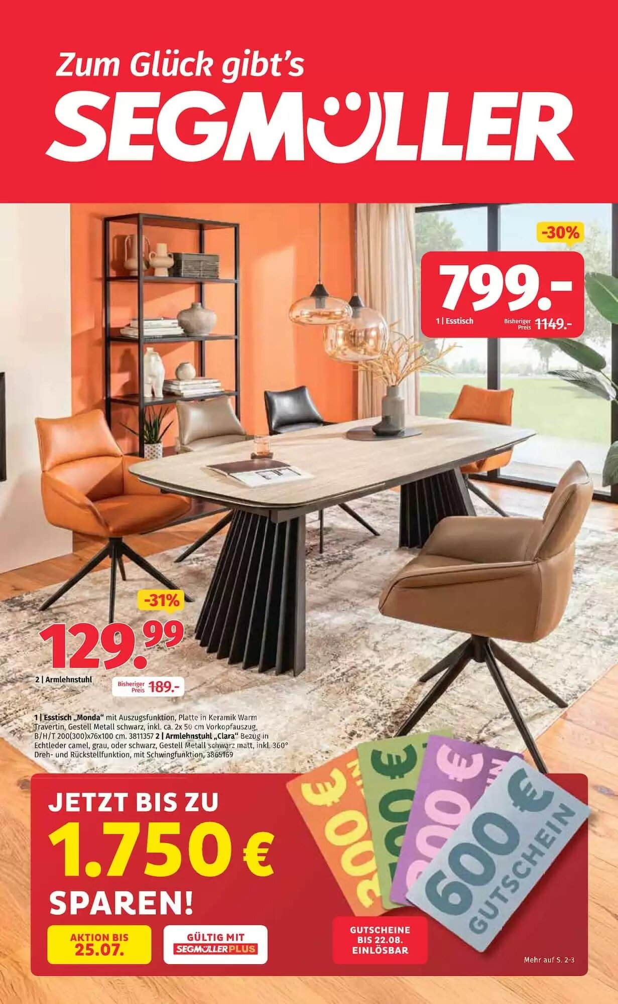 Segmüller Prospekt (ab 10.07.2026) zum Blättern - Seite 1