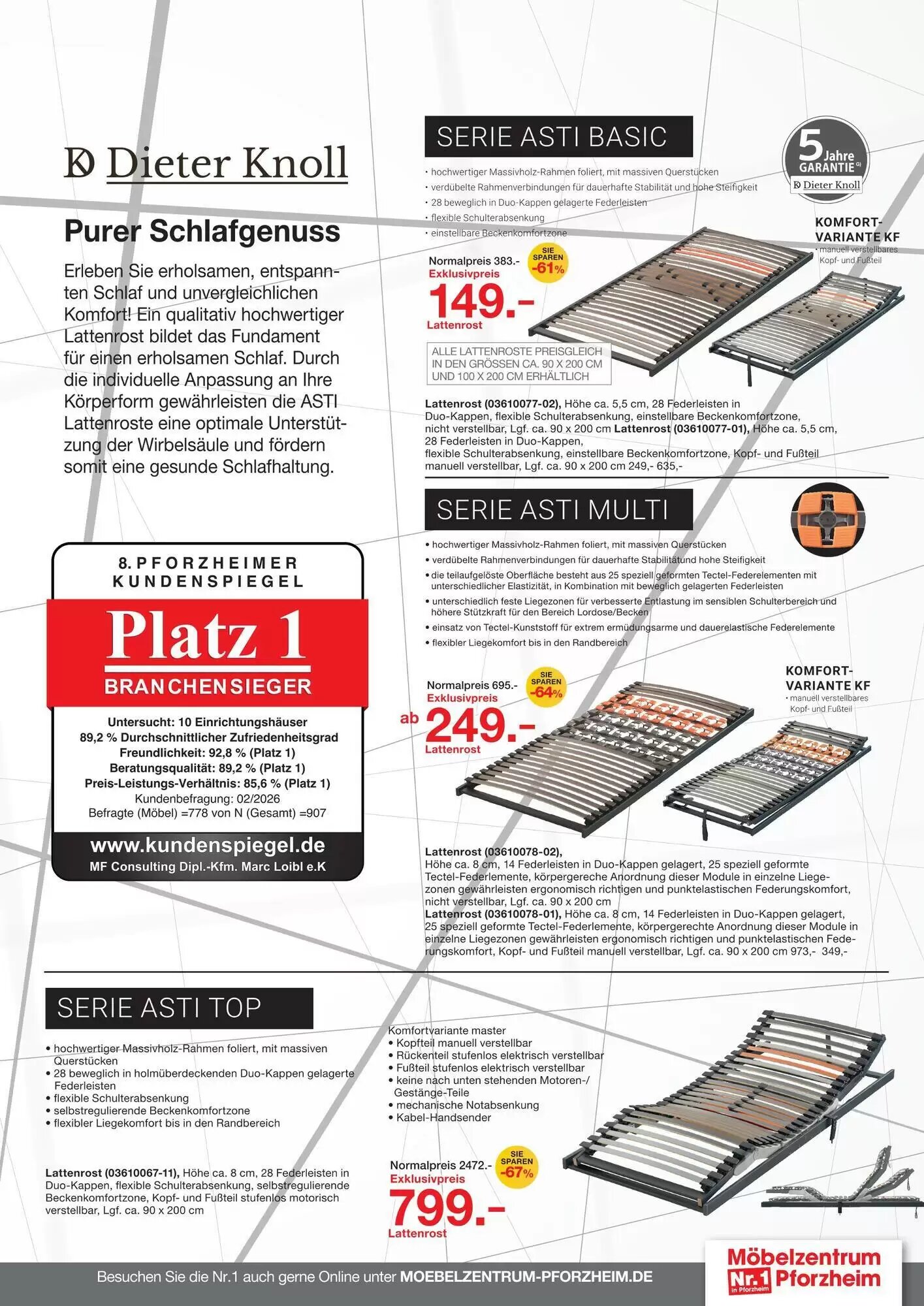 Möbelzentrum Pforzheim Prospekt (ab 11.07.2026) zum Blättern - Seite 7