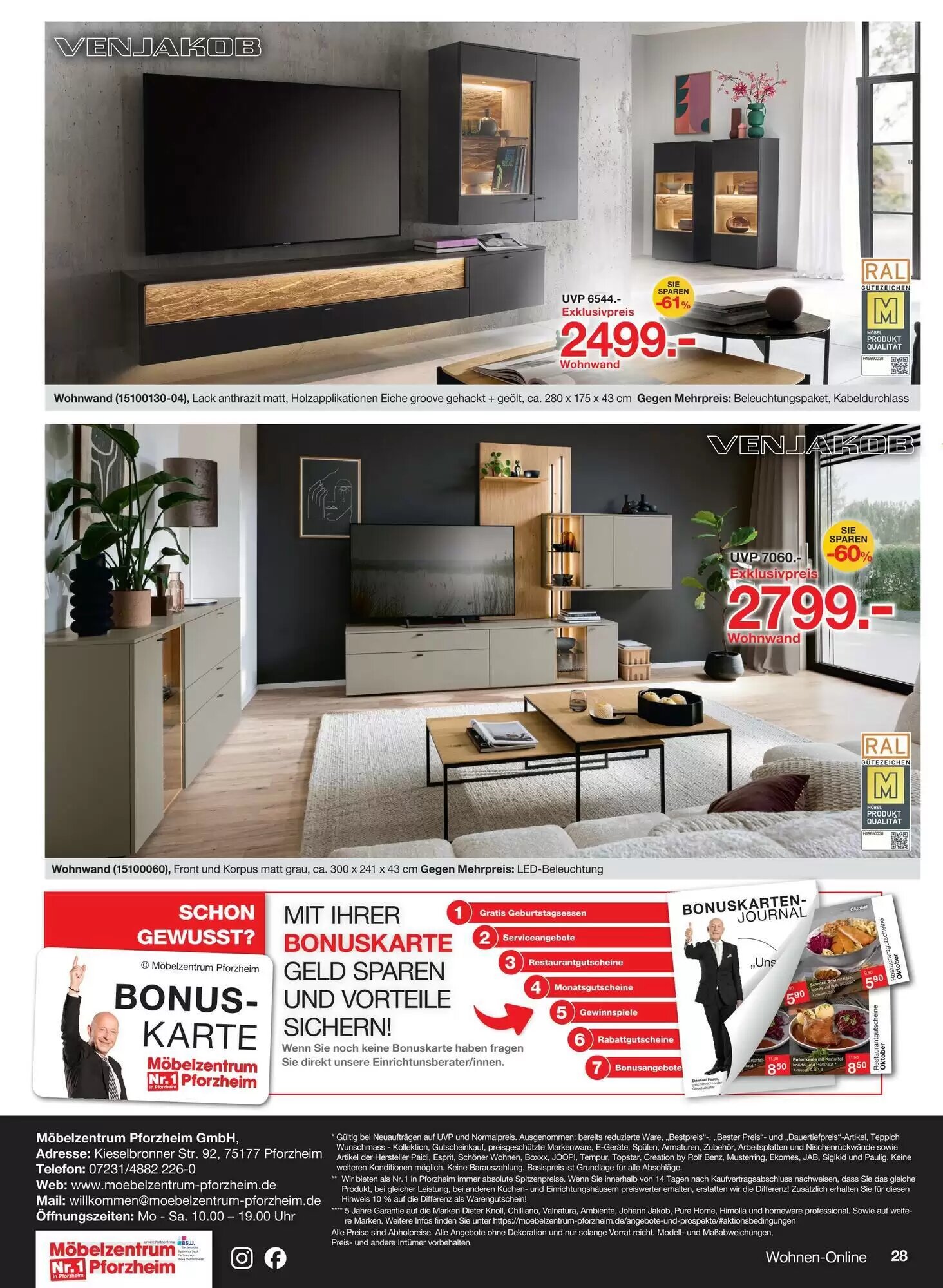 Möbelzentrum Pforzheim Prospekt (ab 11.07.2026) zum Blättern - Seite 28