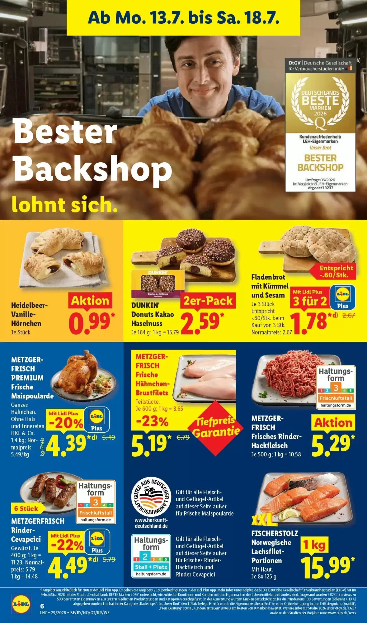 Lidl Prospekt (ab 12.07.2026) zum Blättern - Seite 14