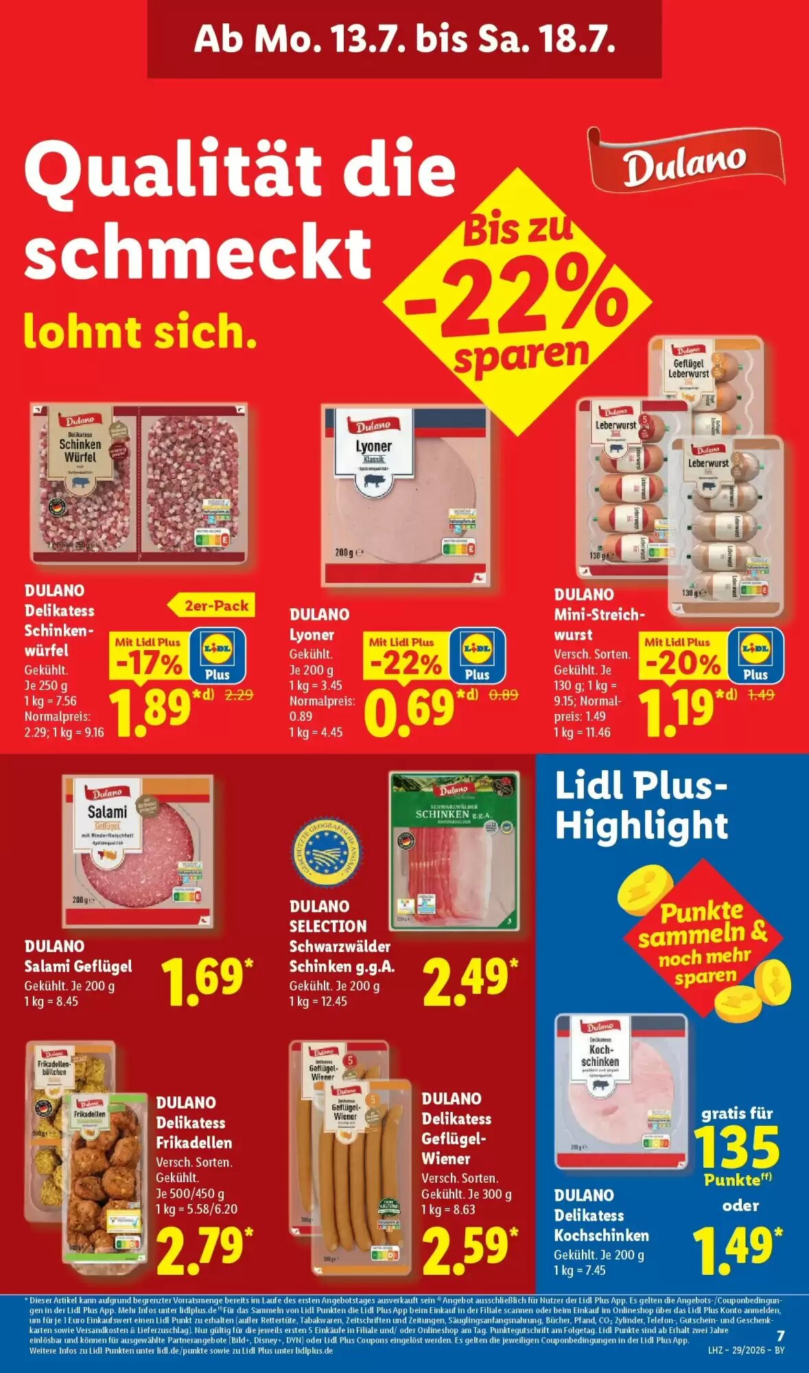Lidl Prospekt (ab 12.07.2026) zum Blättern - Seite 15