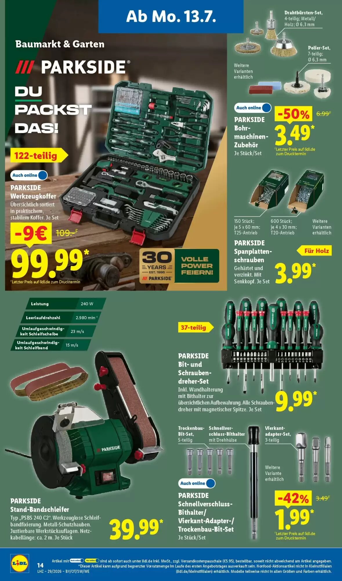 Lidl Prospekt (ab 12.07.2026) zum Blättern - Seite 30