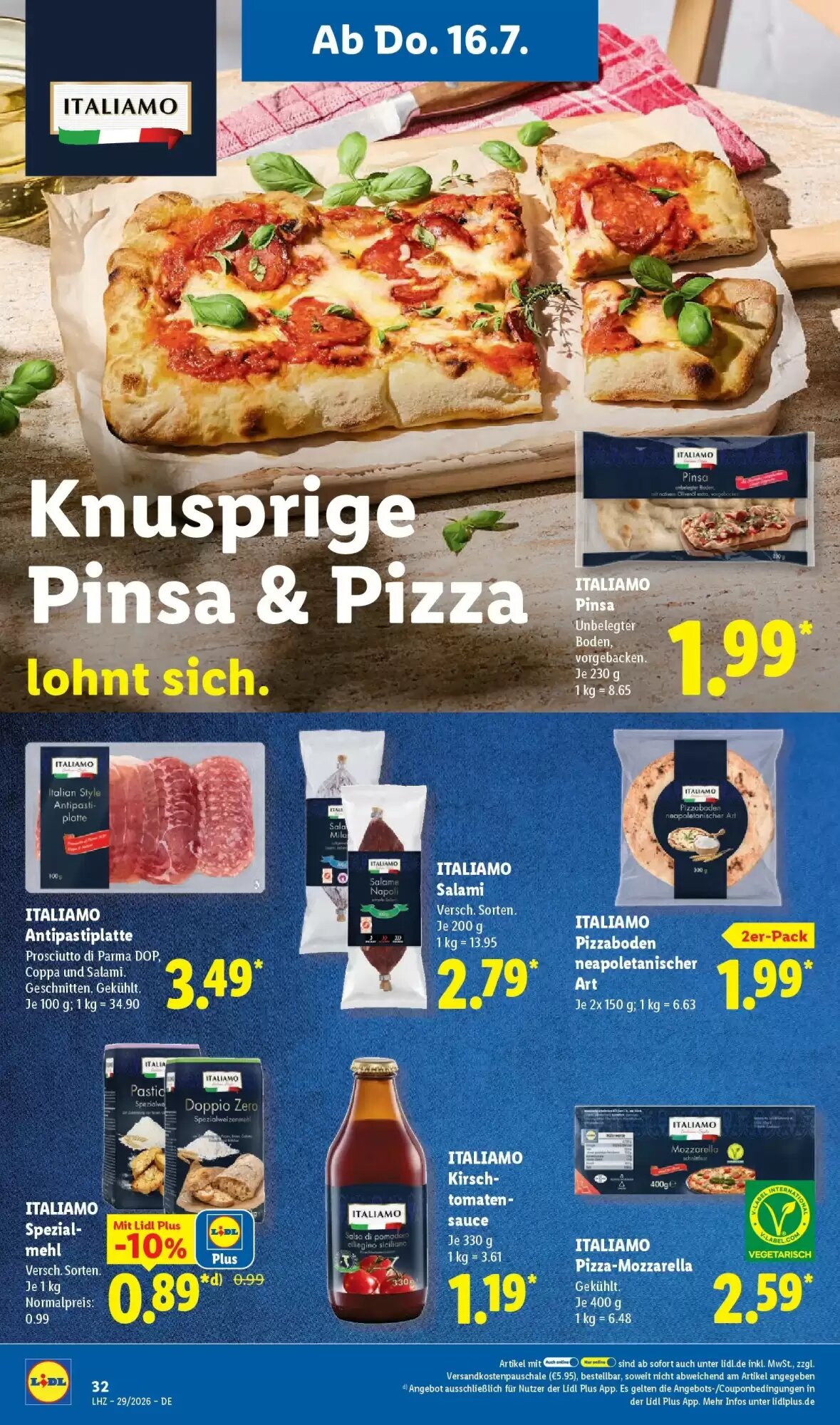 Lidl Prospekt (ab 12.07.2026) zum Blättern - Seite 56
