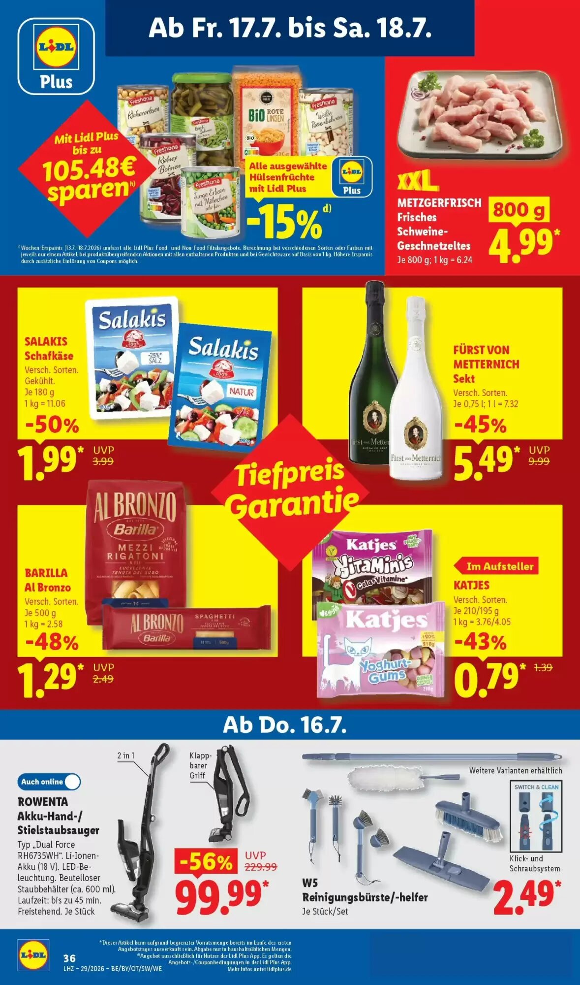 Lidl Prospekt (ab 12.07.2026) zum Blättern - Seite 72