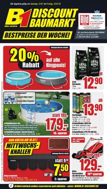 B1 Discount Baumarkt Prospekt (ab 12.07.2026) zum Blättern
