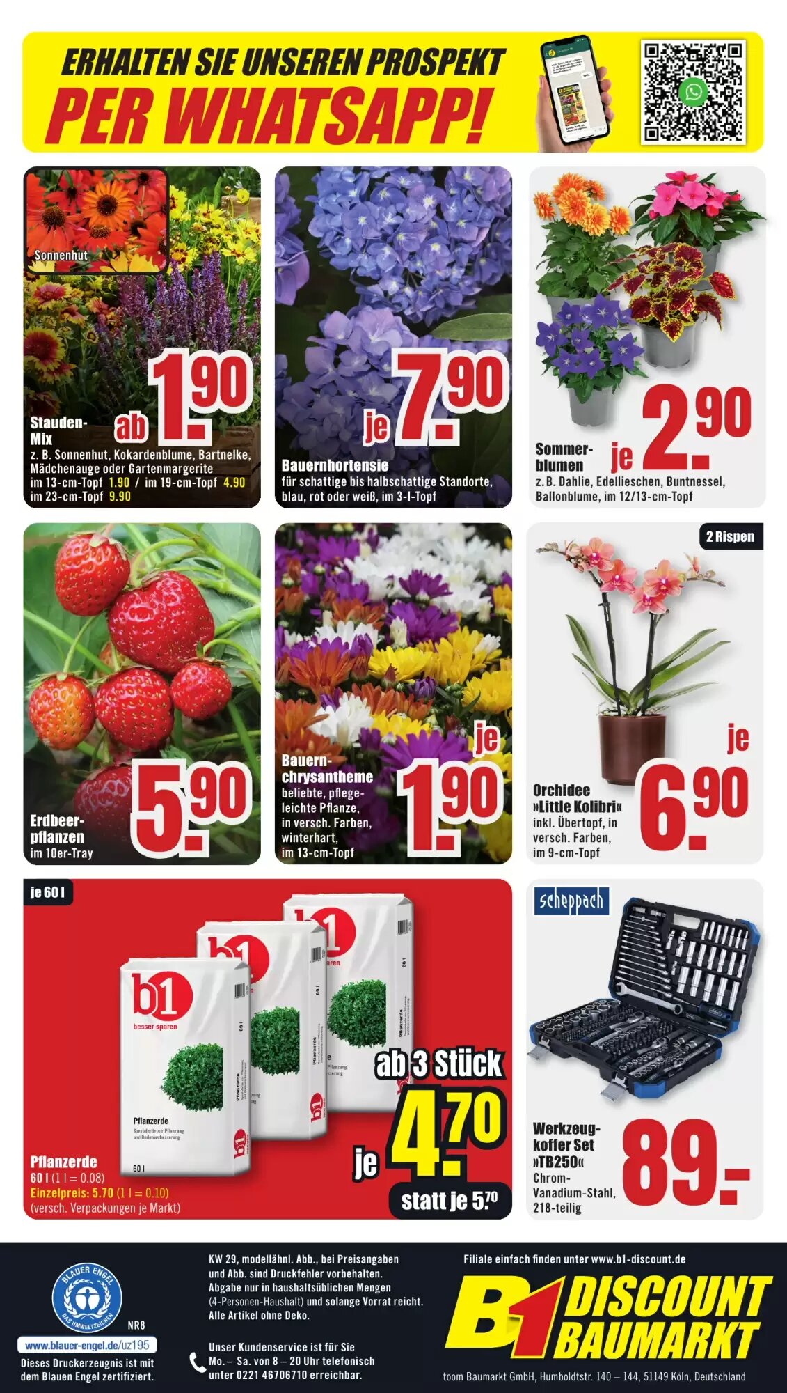 B1 Discount Baumarkt Prospekt (ab 12.07.2026) zum Blättern - Seite 8