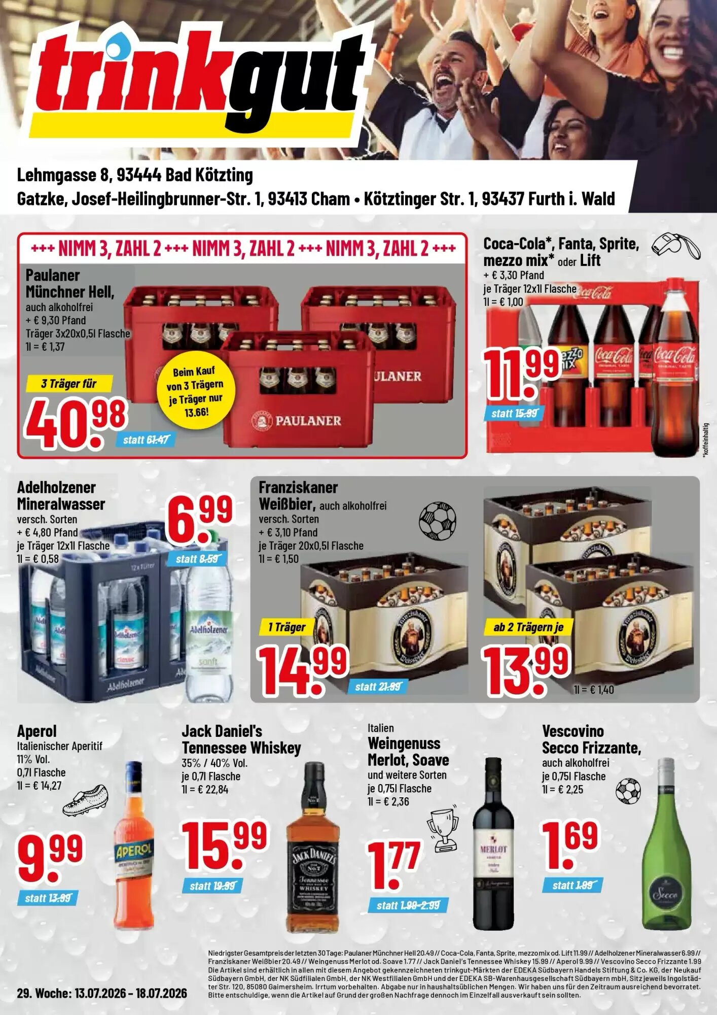 trinkgut Prospekt (ab 12.07.2026) zum Blättern - Seite 1