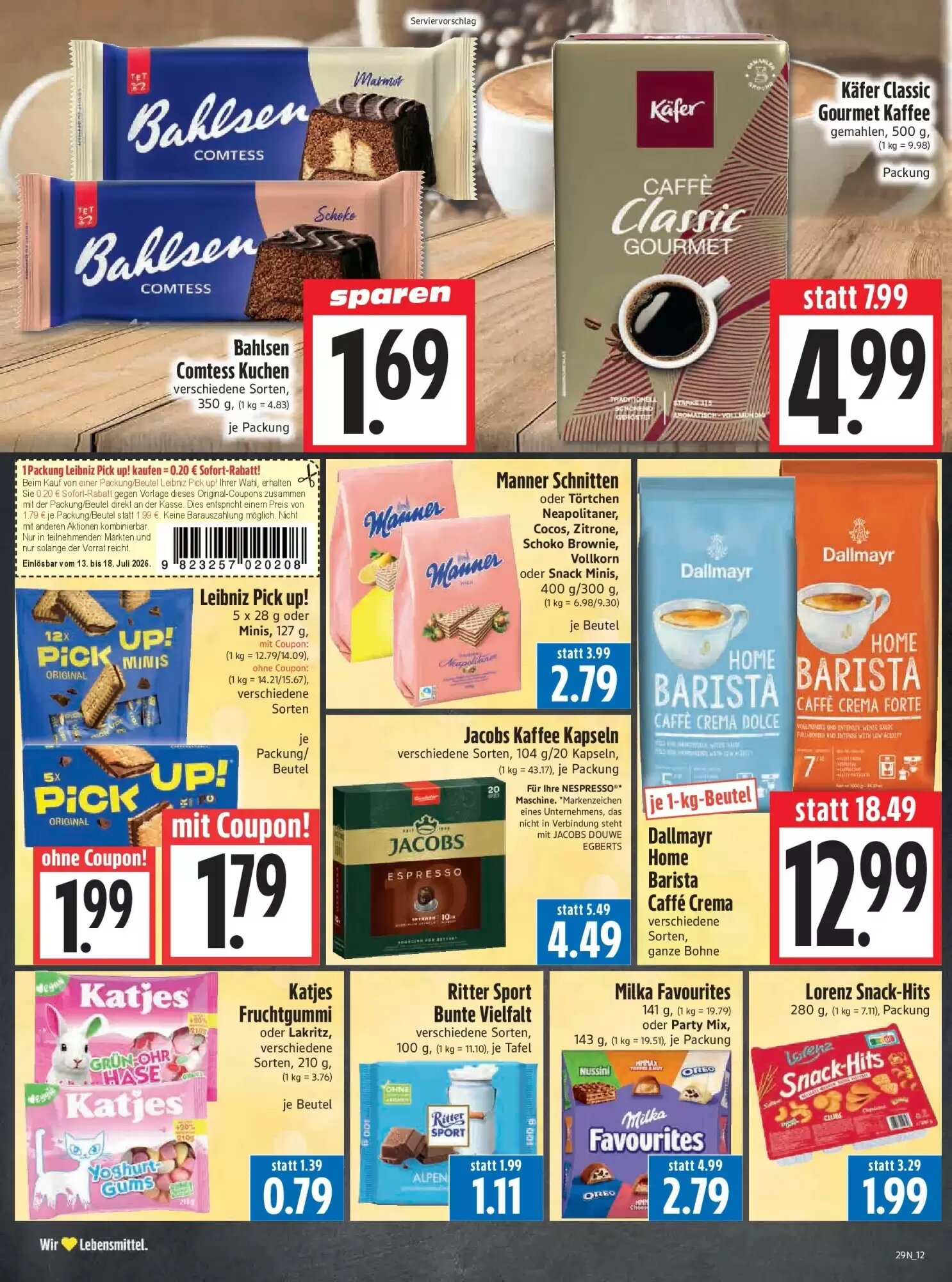 EDEKA Hahner Prospekt (ab 12.07.2026) zum Blättern - Seite 14