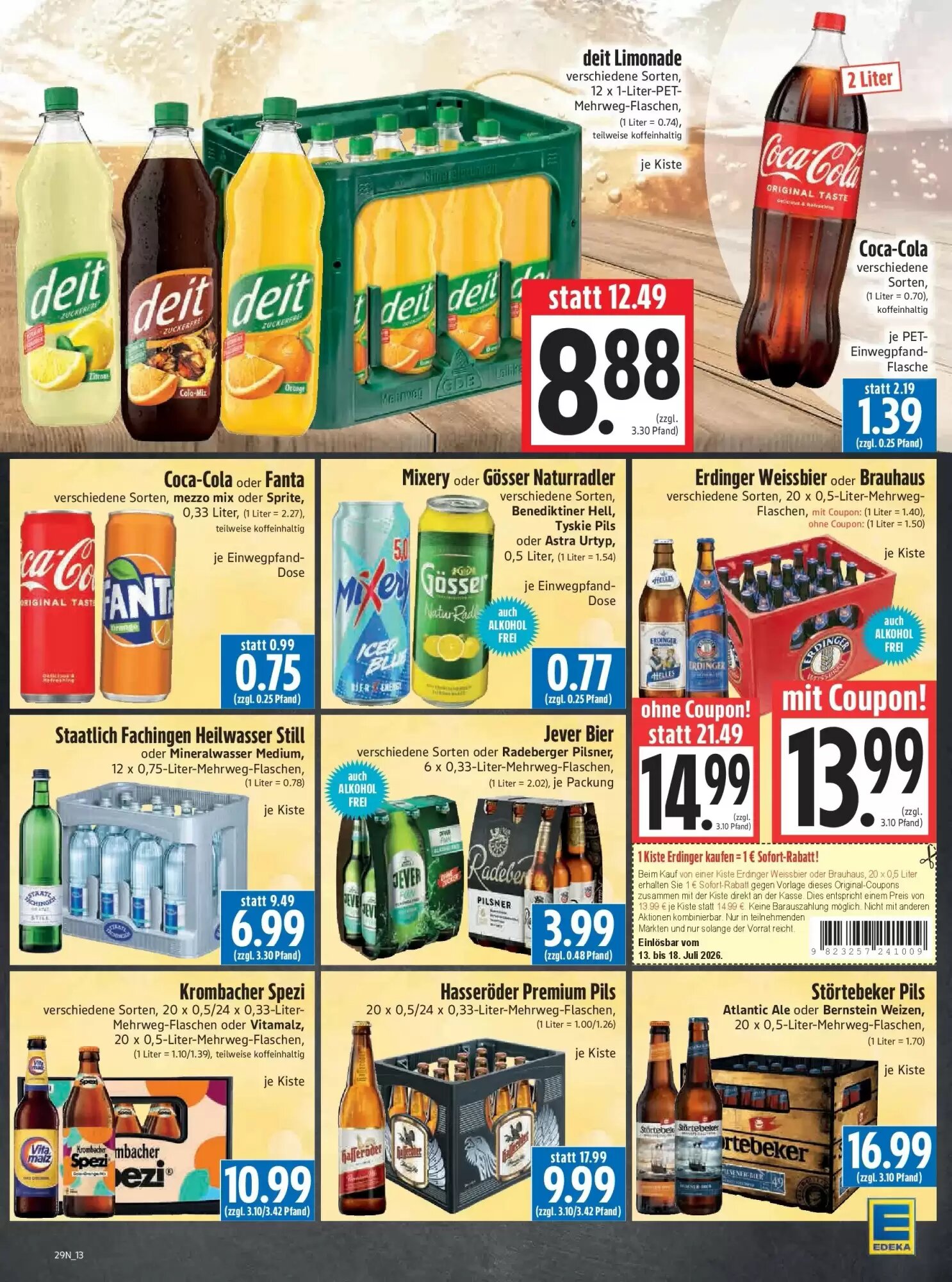 EDEKA Hahner Prospekt (ab 12.07.2026) zum Blättern - Seite 15