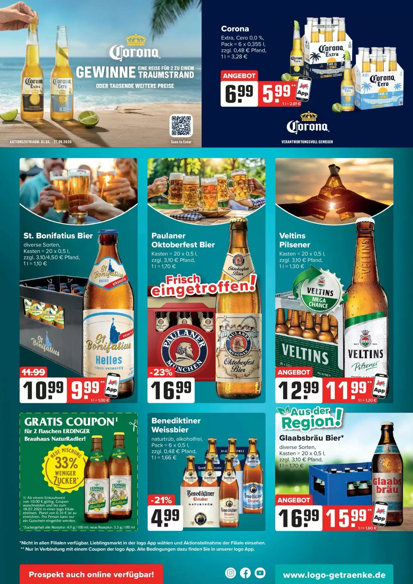 Logo Getränkemarkt Prospekt (ab 12.07.2026) zum Blättern - Seite 2