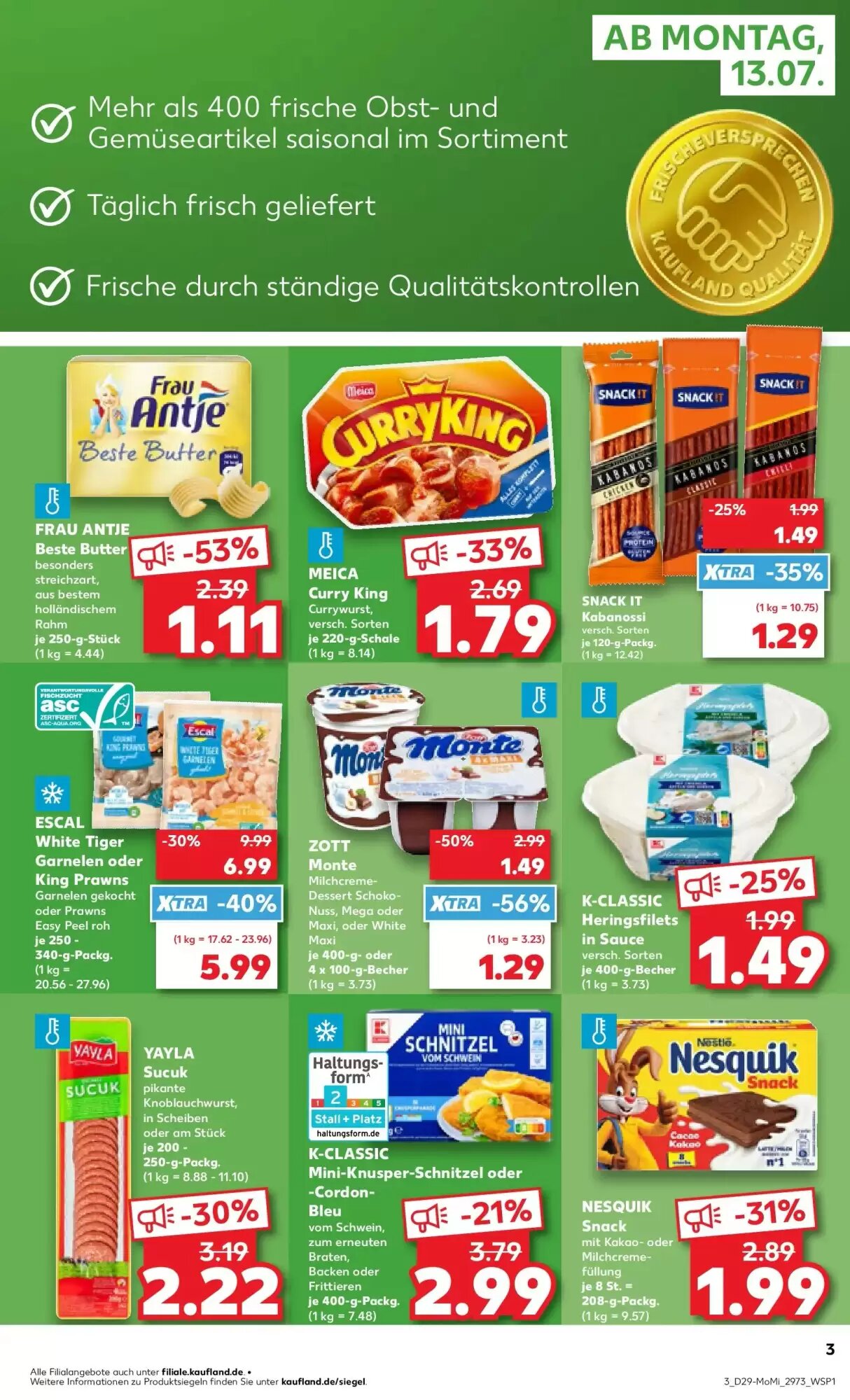 Kaufland Prospekt (ab 12.07.2026) zum Blättern - Seite 3