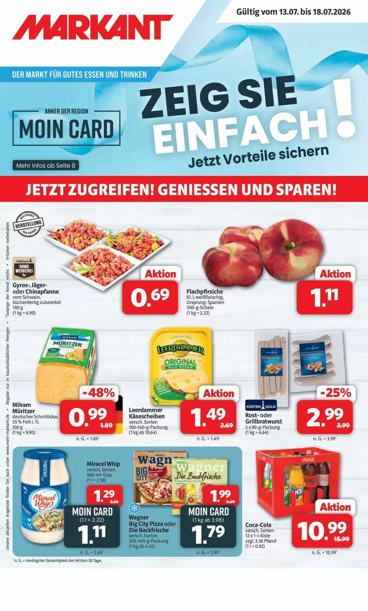 Markant Markt Prospekt (ab 12.07.2026) zum Blättern - Seite 1
