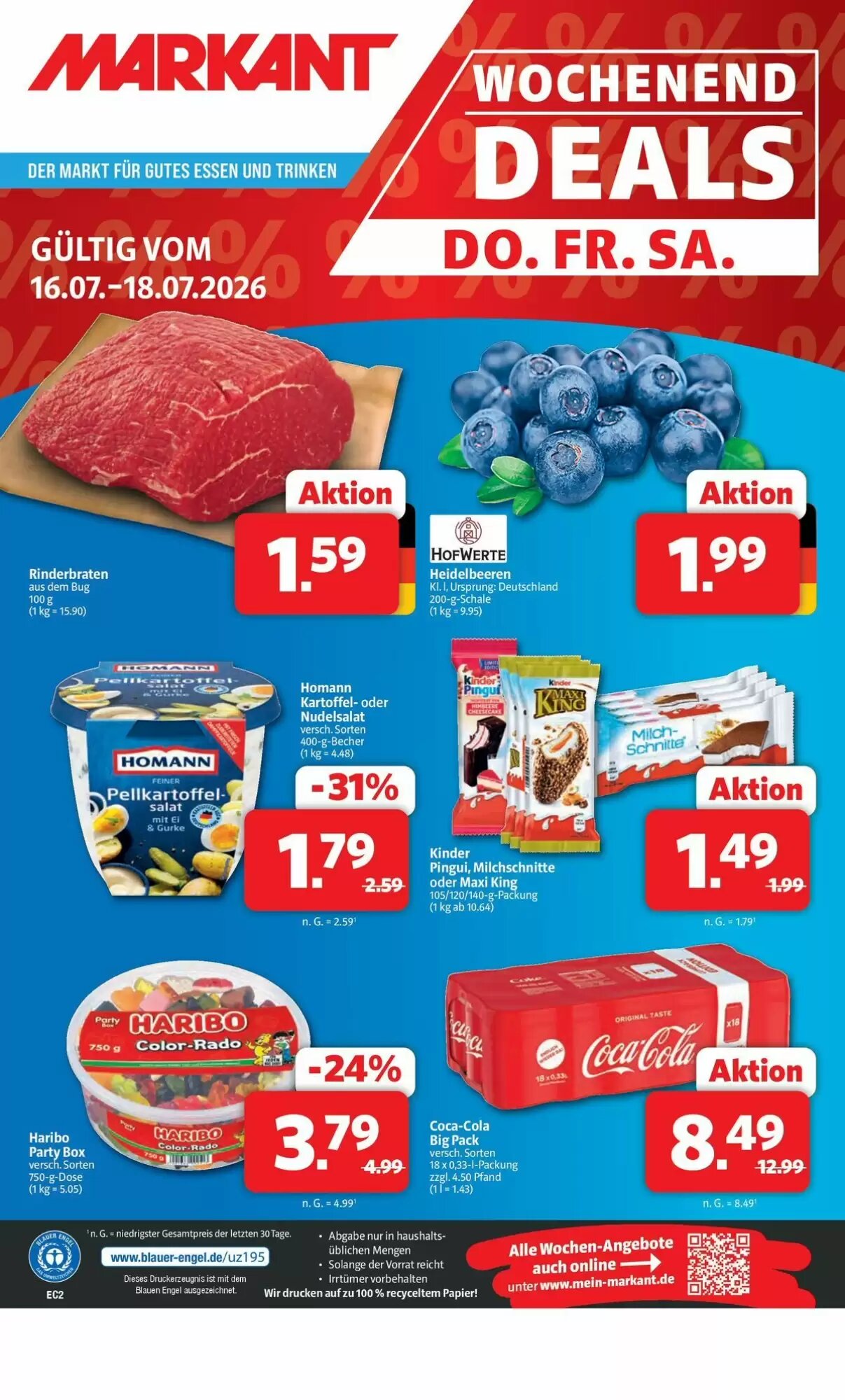Markant Markt Prospekt (ab 12.07.2026) zum Blättern - Seite 16