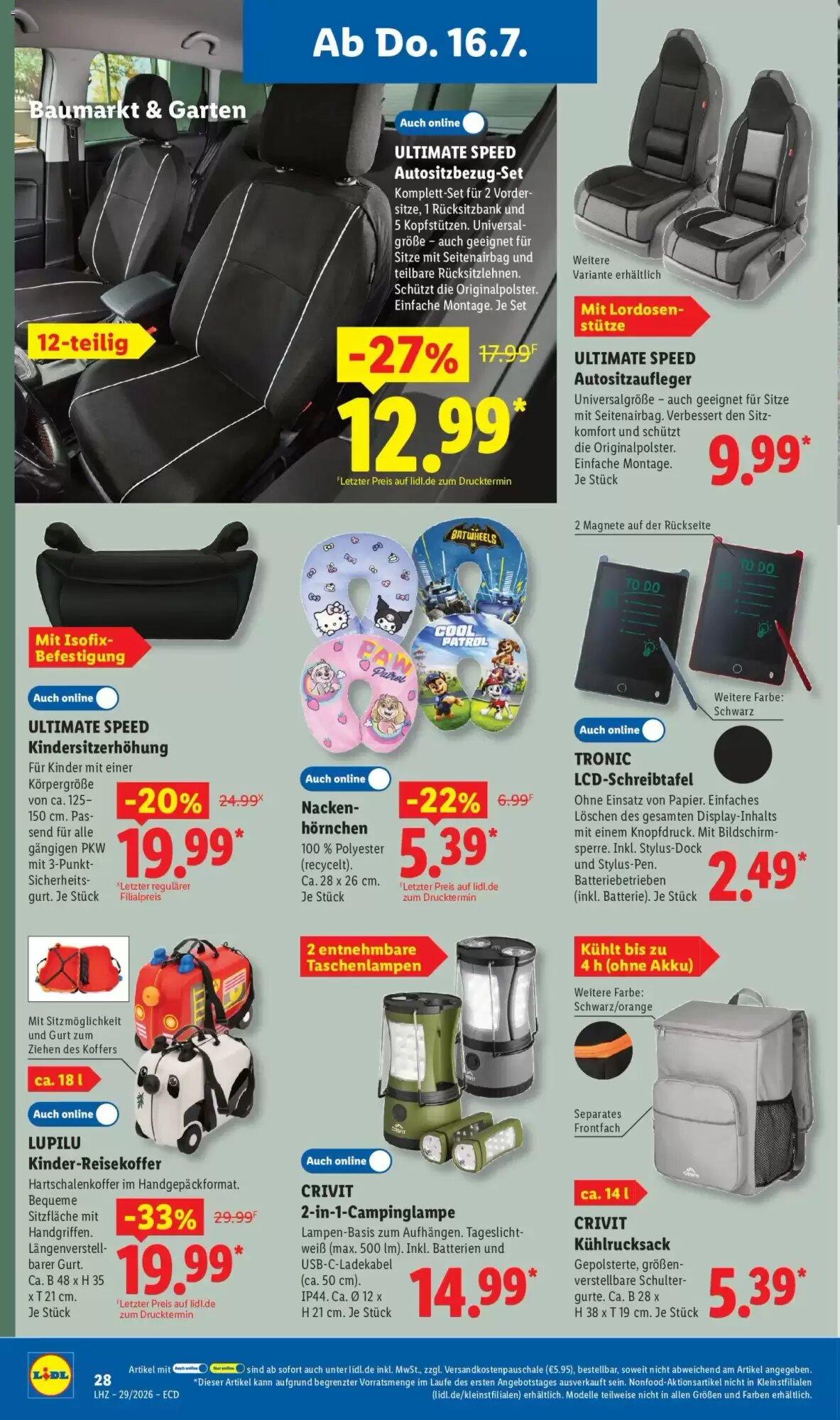 Lidl Prospekt (ab 13.07.2026) zum Blättern - Seite 28