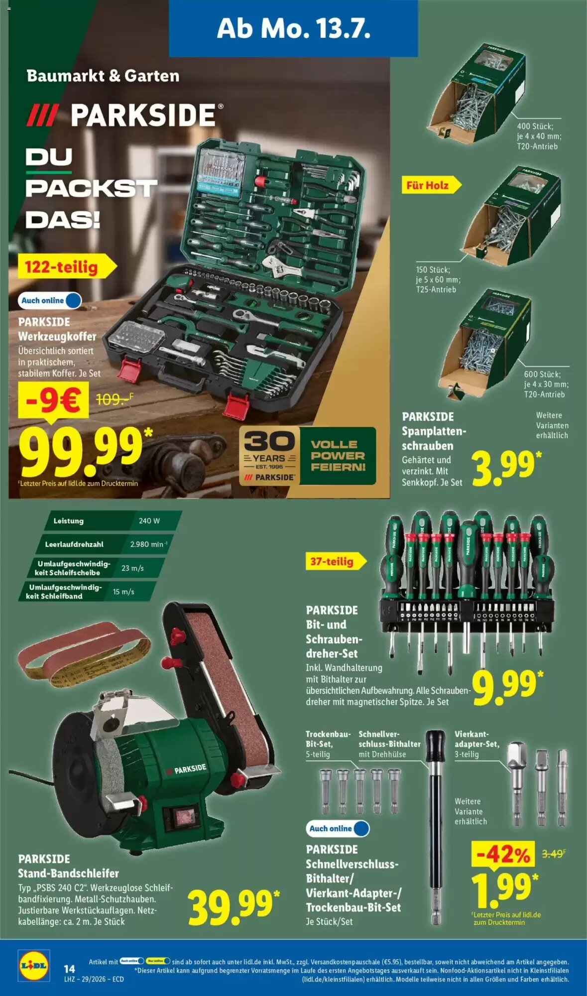 Lidl Prospekt (ab 13.07.2026) zum Blättern - Seite 8