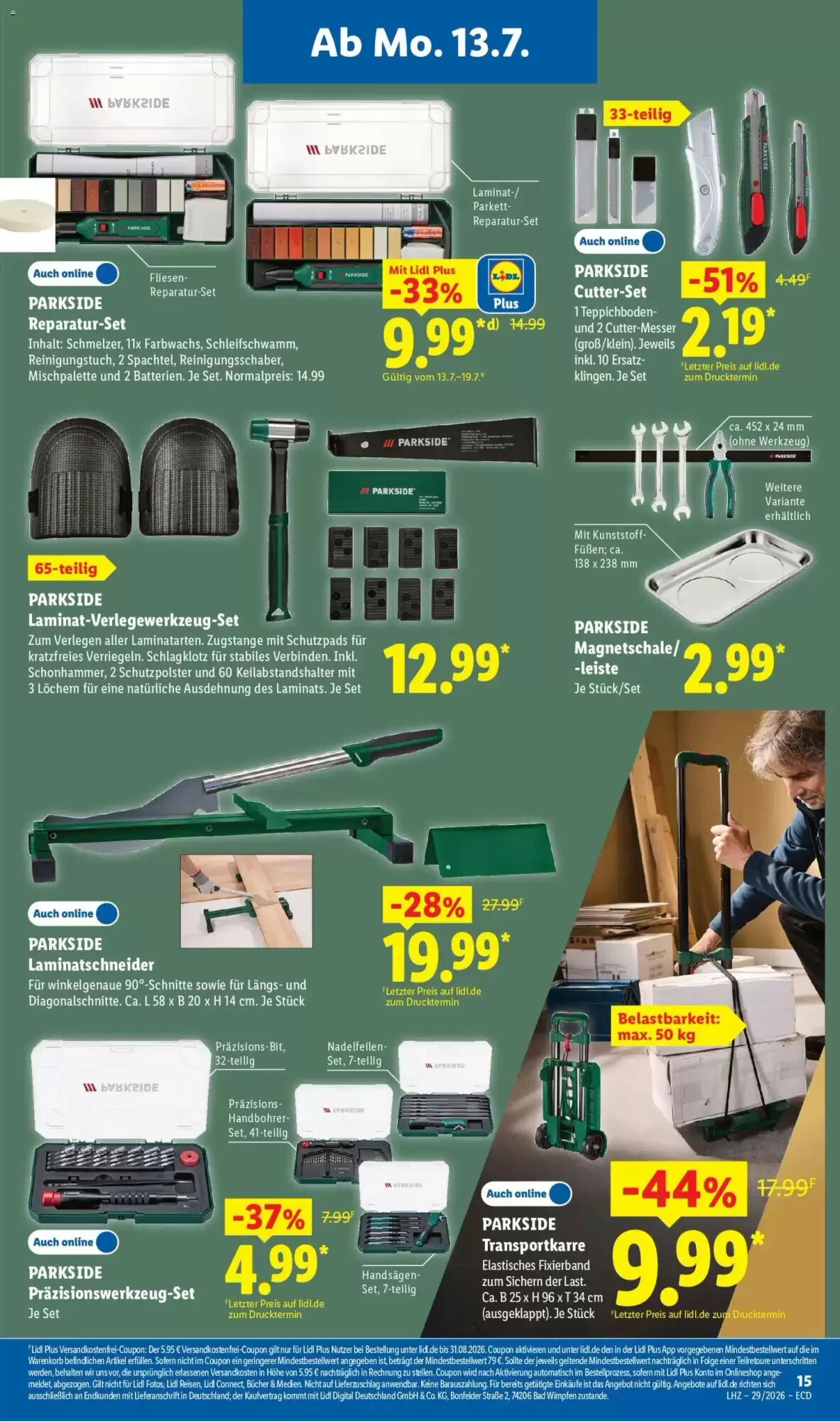 Lidl Prospekt (ab 13.07.2026) zum Blättern - Seite 9