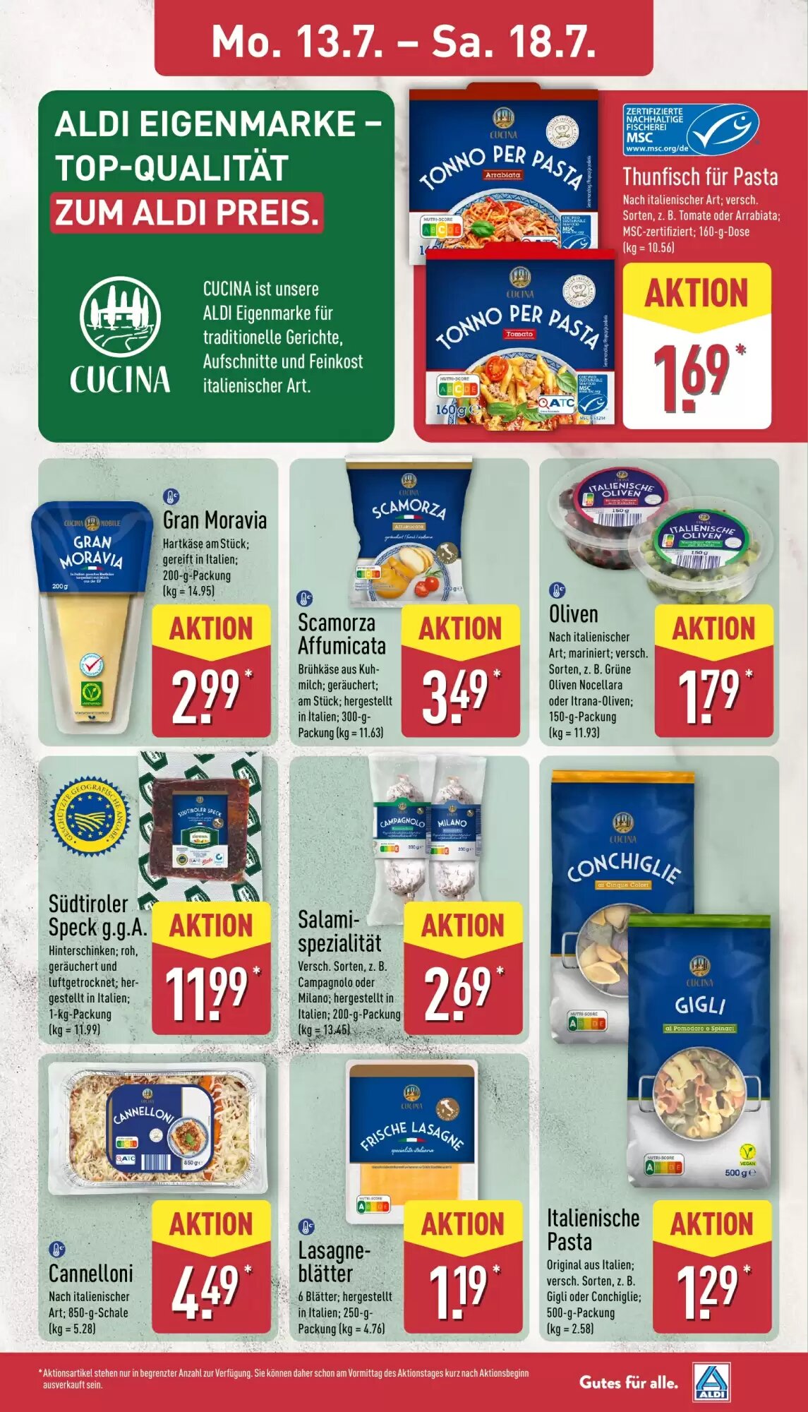 Aldi Nord Prospekt (ab 13.07.2026) zum Blättern - Seite 11