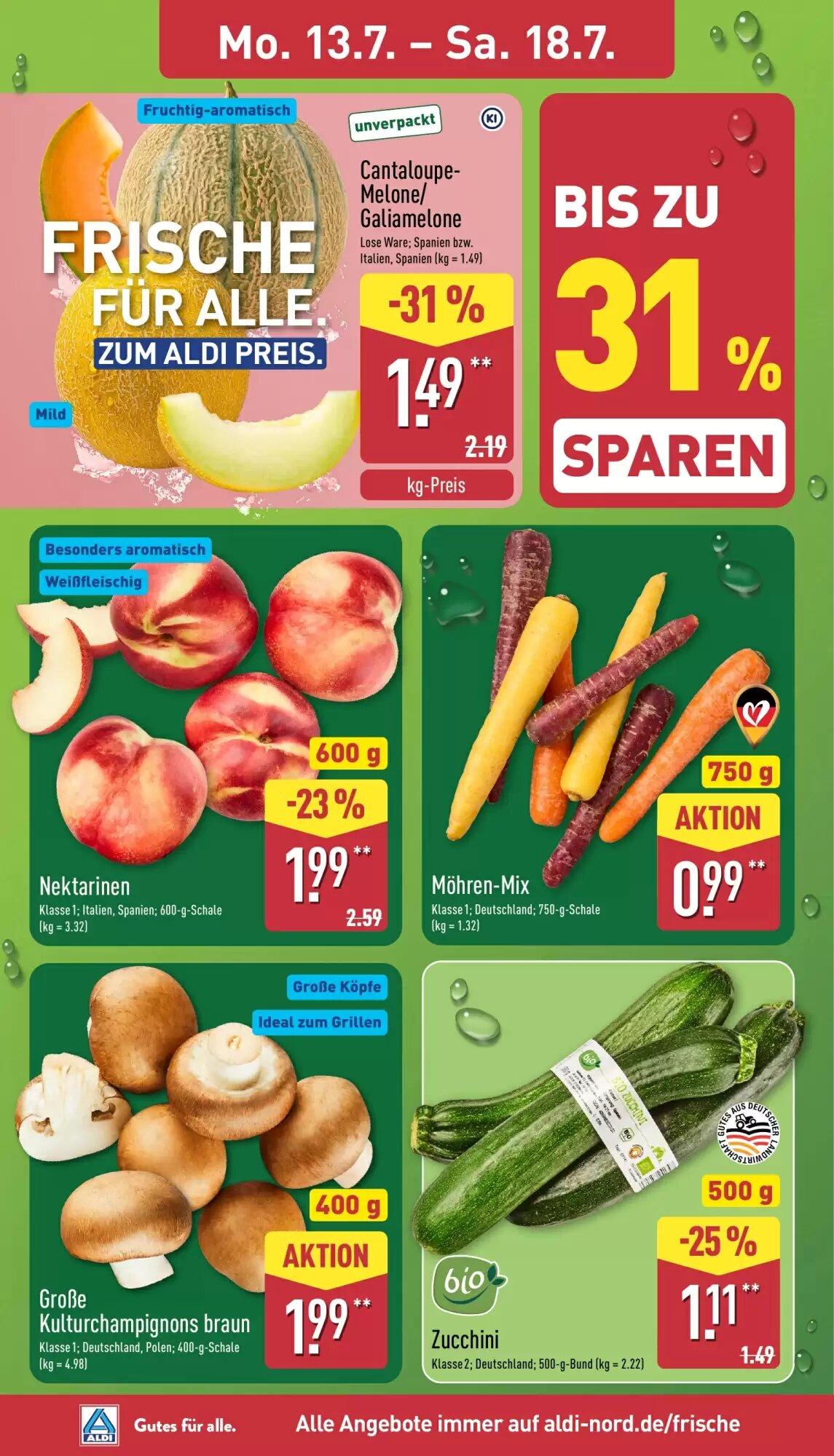 Aldi Nord Prospekt (ab 13.07.2026) zum Blättern - Seite 2