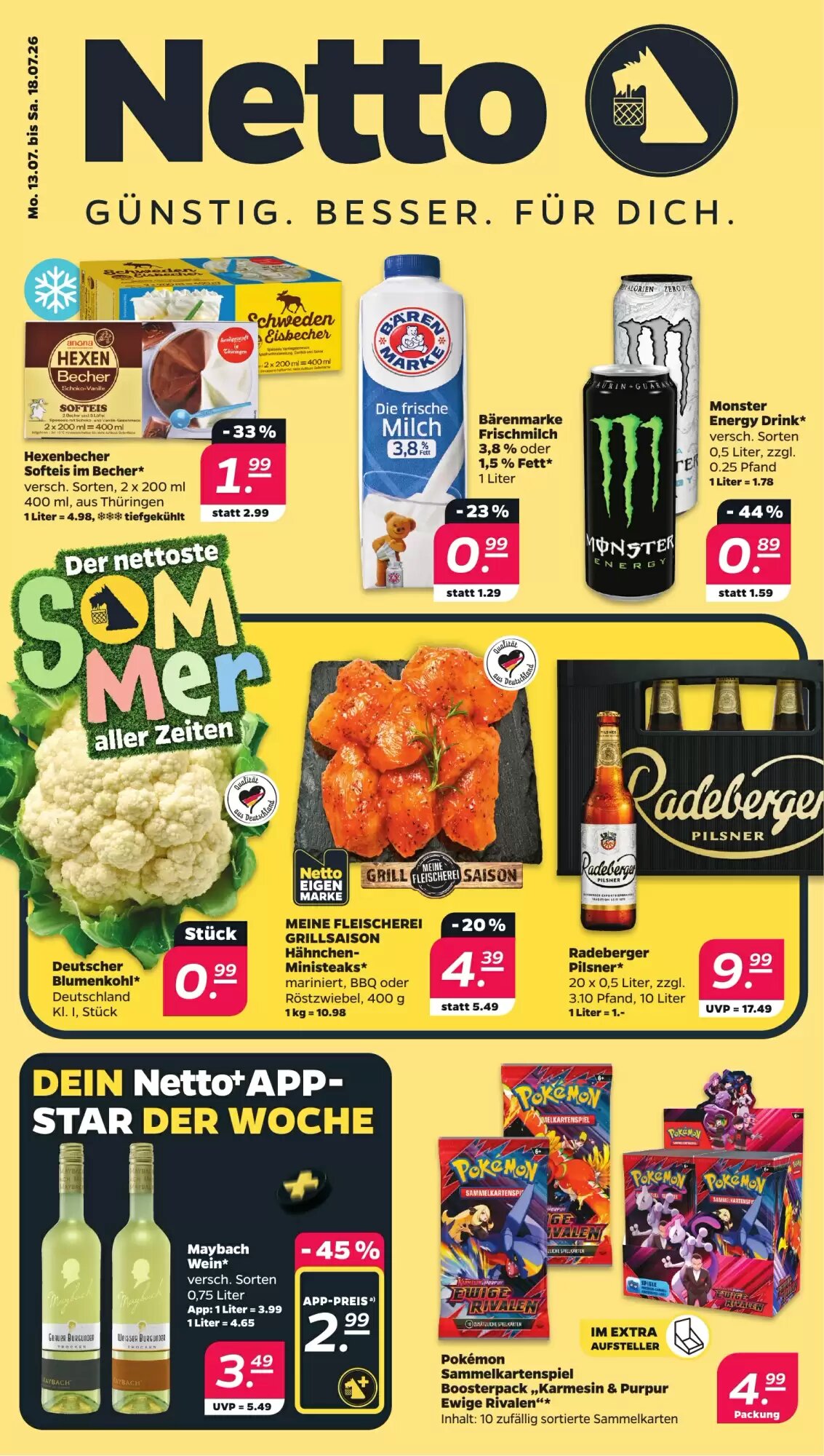 NETTO Prospekt (ab 13.07.2026) zum Blättern - Seite 1