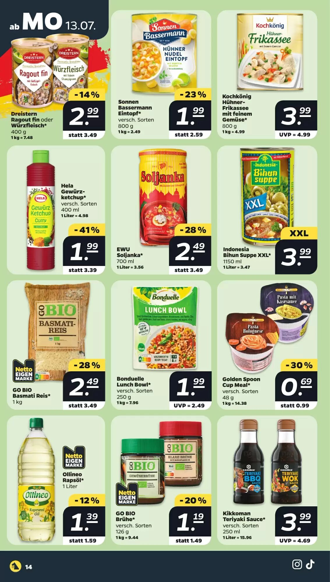 NETTO Prospekt (ab 13.07.2026) zum Blättern - Seite 14