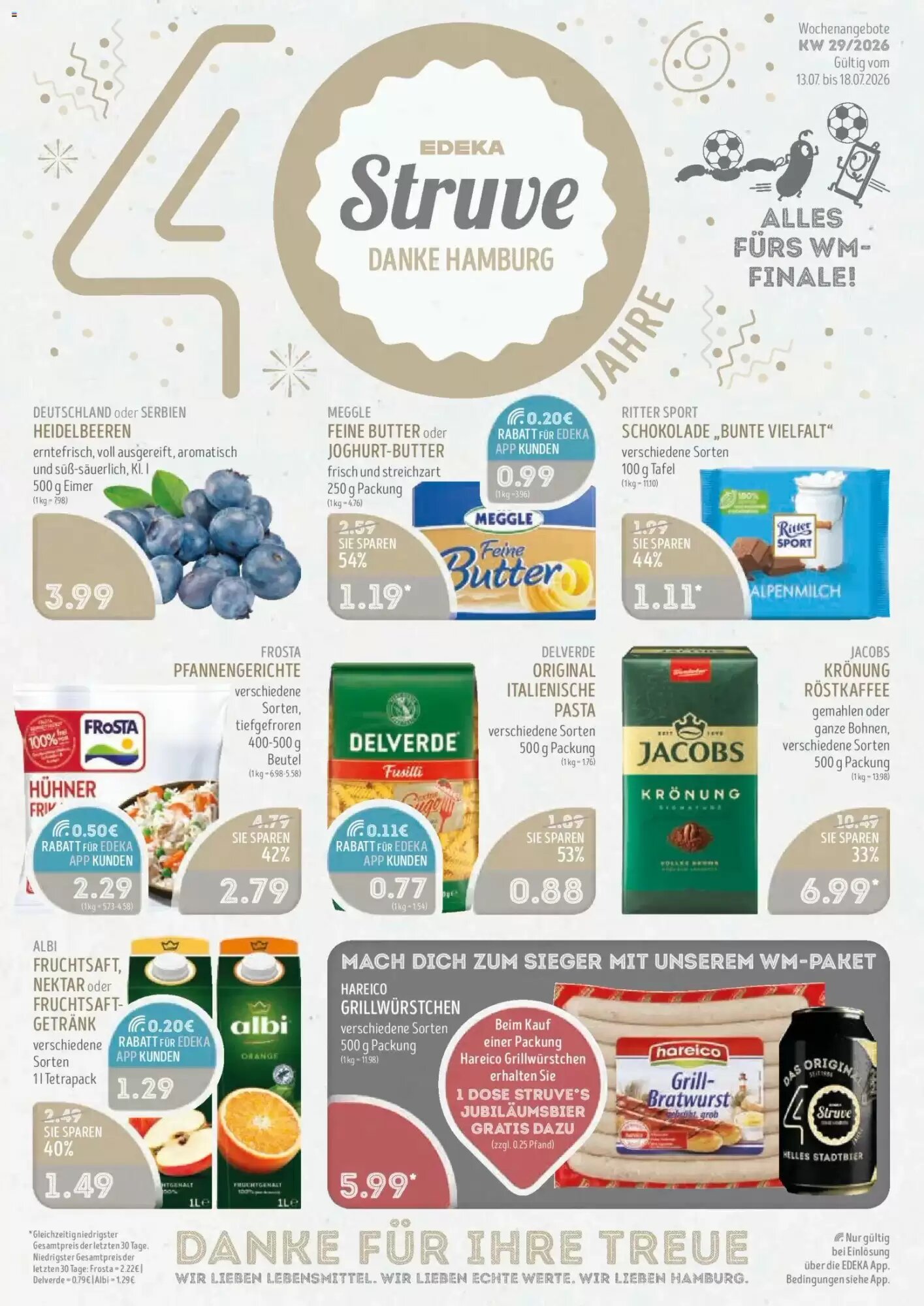 Edeka Struve Prospekt (ab 13.07.2026) zum Blättern - Seite 1