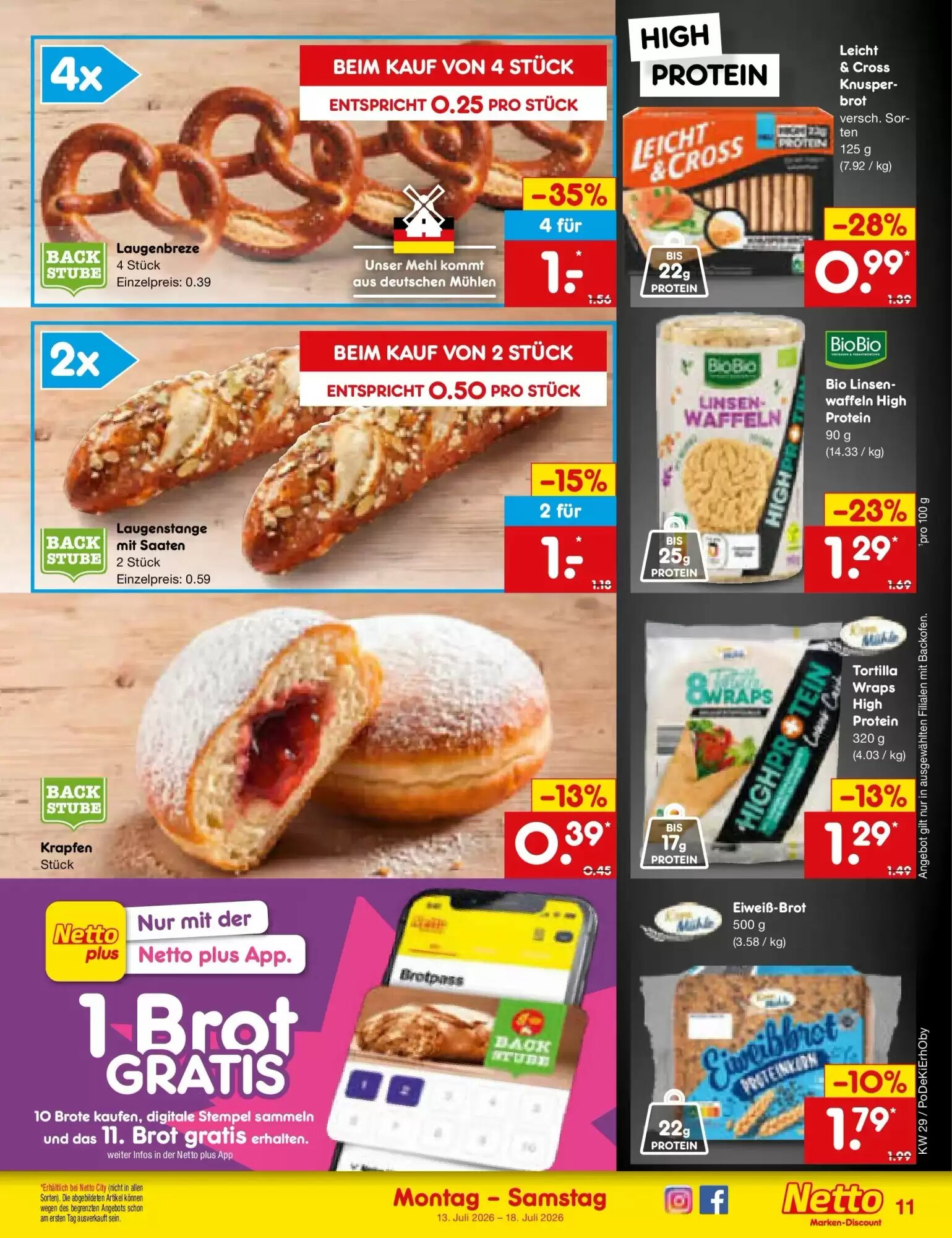 Netto Marken-Discount Prospekt (ab 13.07.2026) zum Blättern - Seite 11