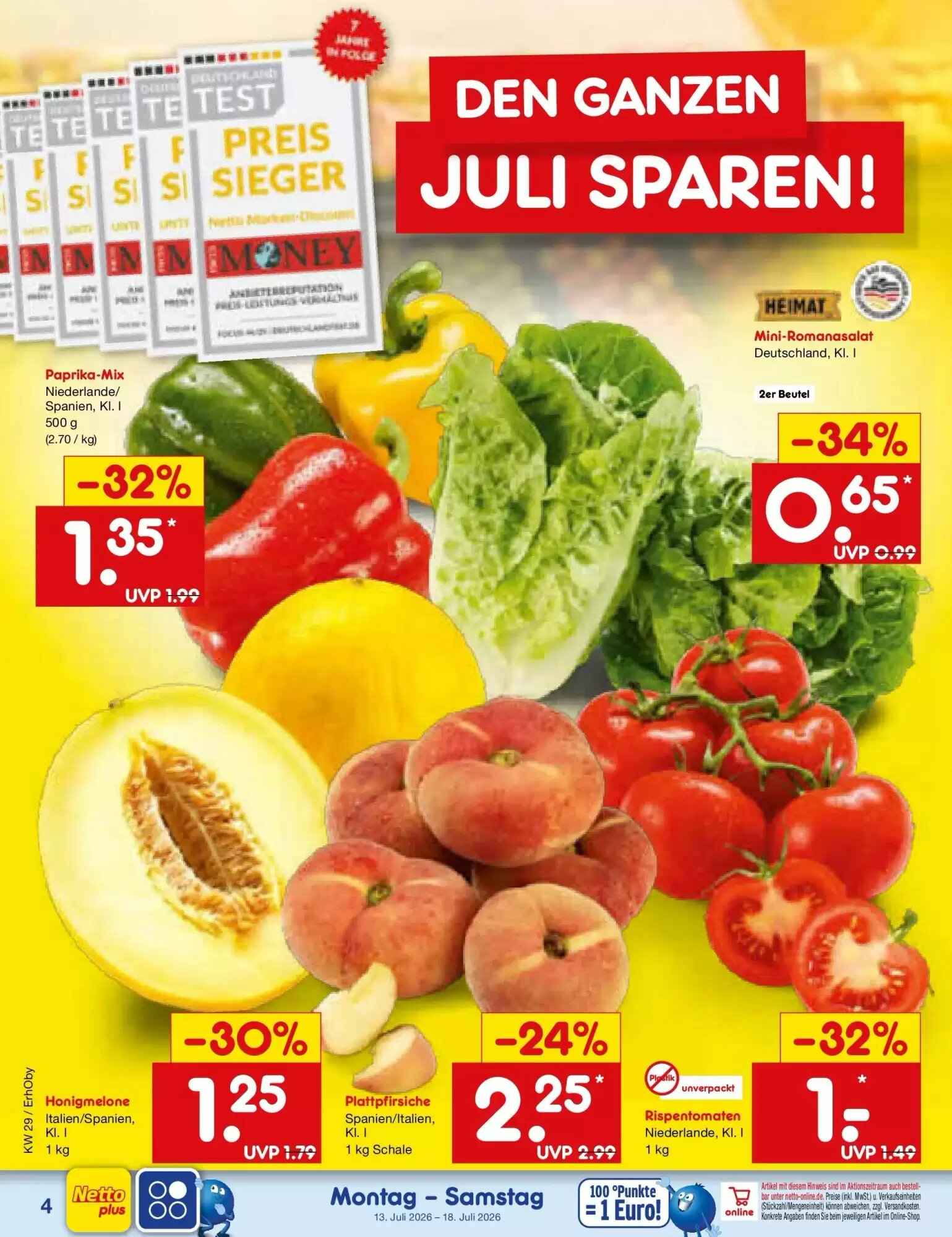 Netto Marken-Discount Prospekt (ab 13.07.2026) zum Blättern - Seite 4
