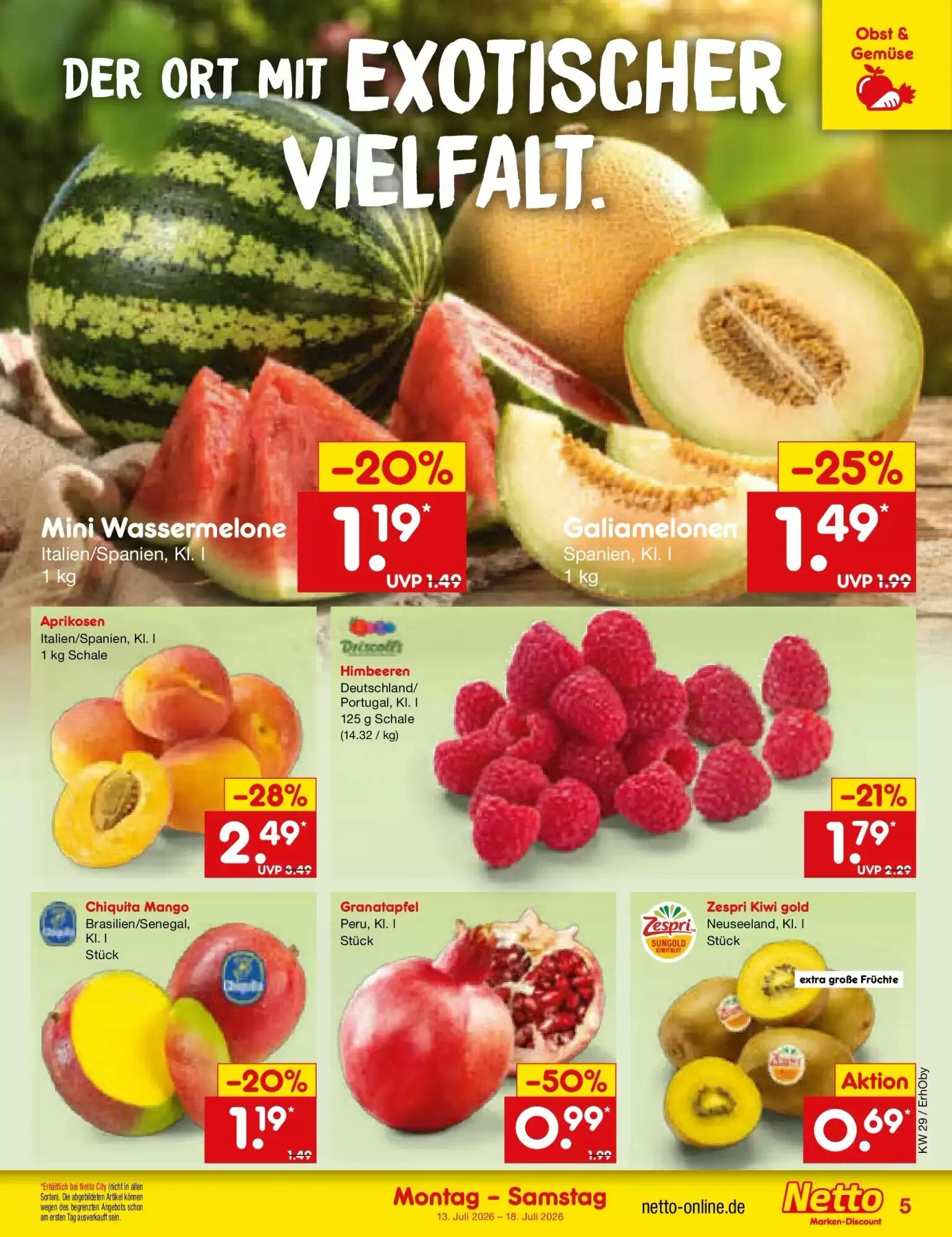 Netto Marken-Discount Prospekt (ab 13.07.2026) zum Blättern - Seite 5