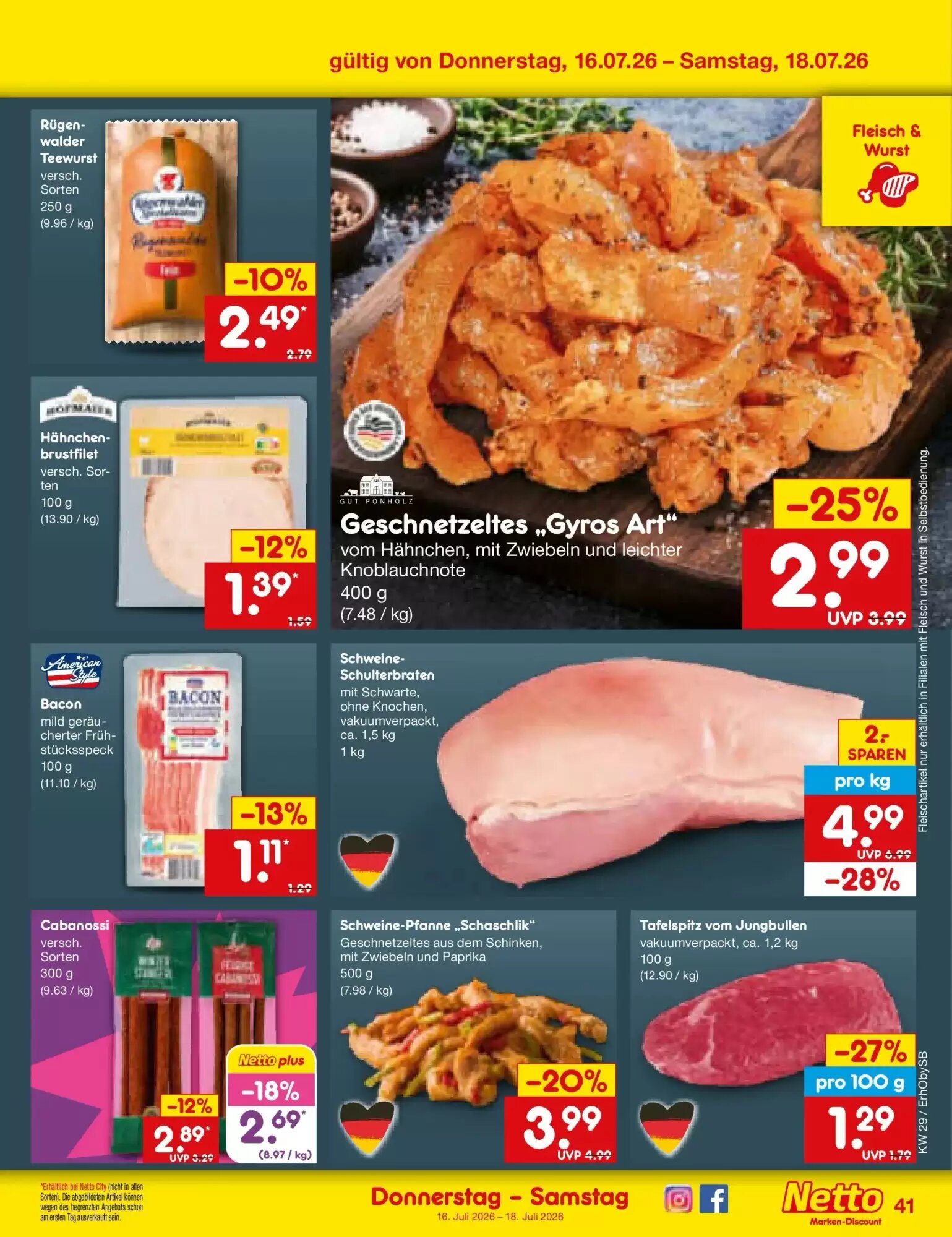Netto Marken-Discount Prospekt (ab 13.07.2026) zum Blättern - Seite 59