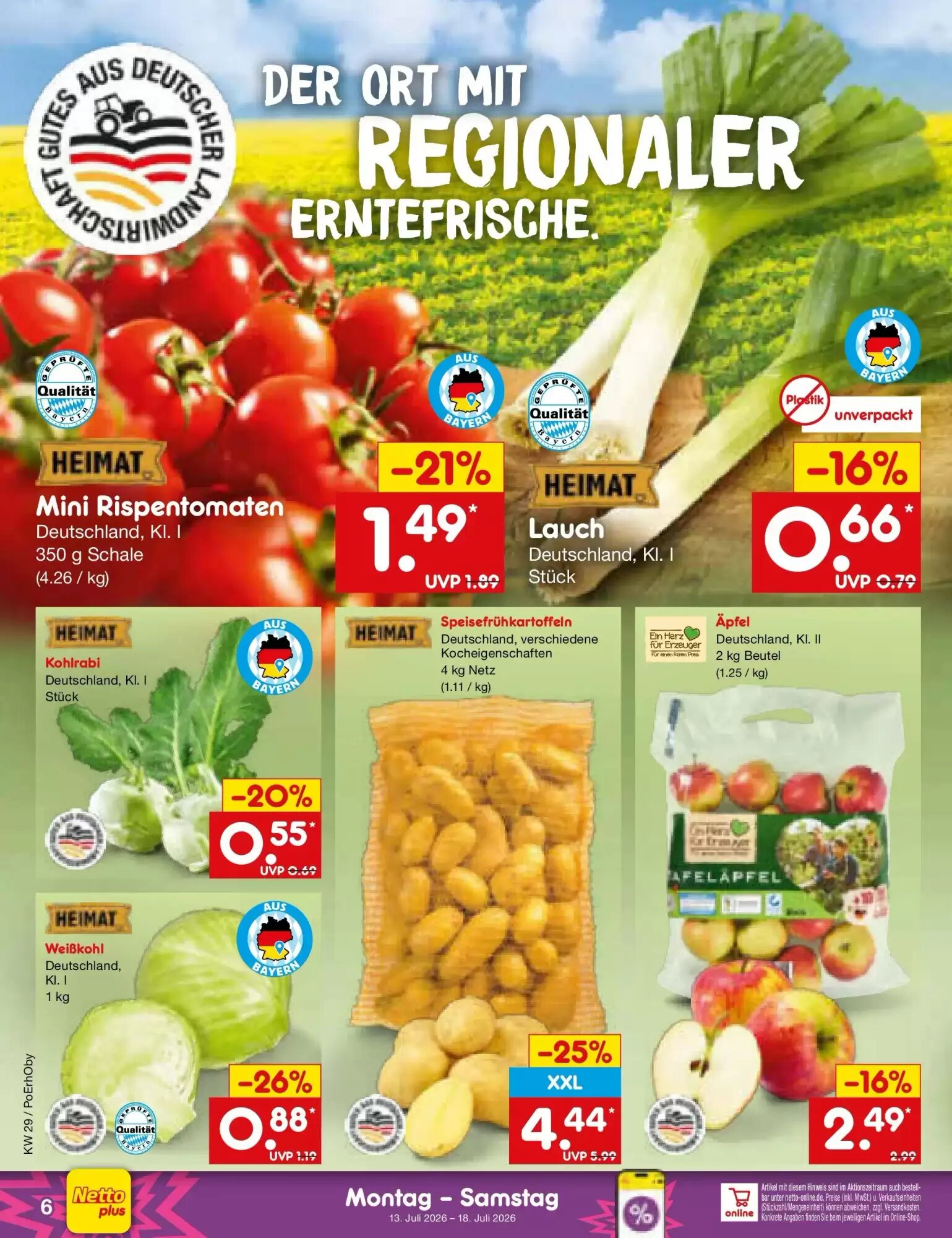 Netto Marken-Discount Prospekt (ab 13.07.2026) zum Blättern - Seite 6
