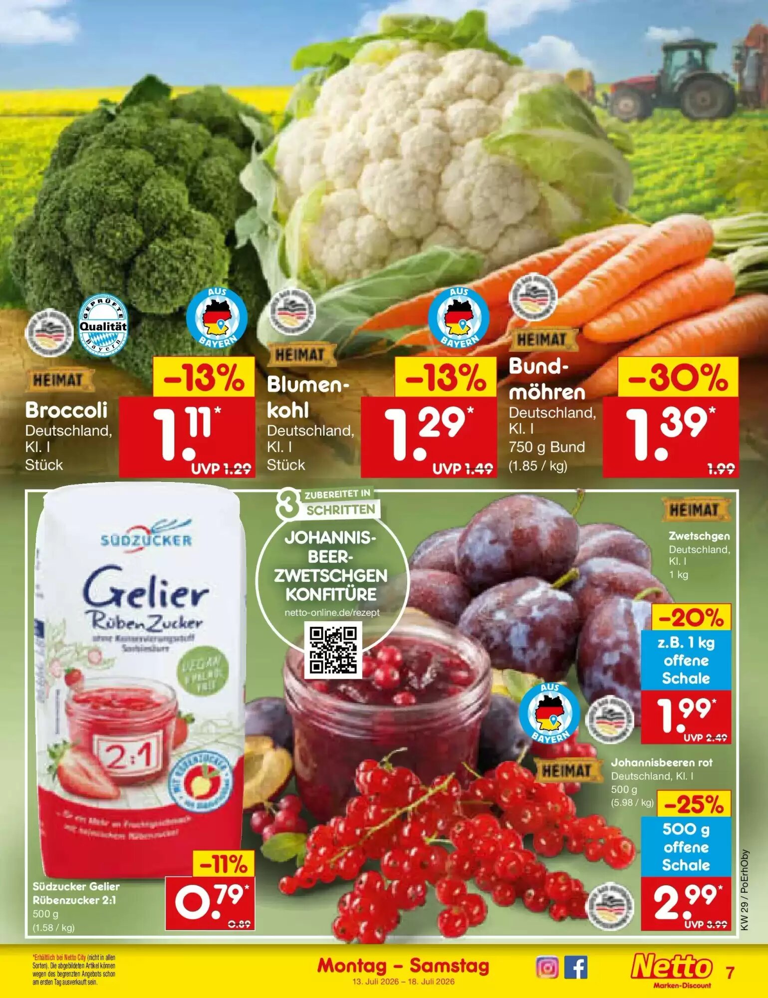 Netto Marken-Discount Prospekt (ab 13.07.2026) zum Blättern - Seite 7