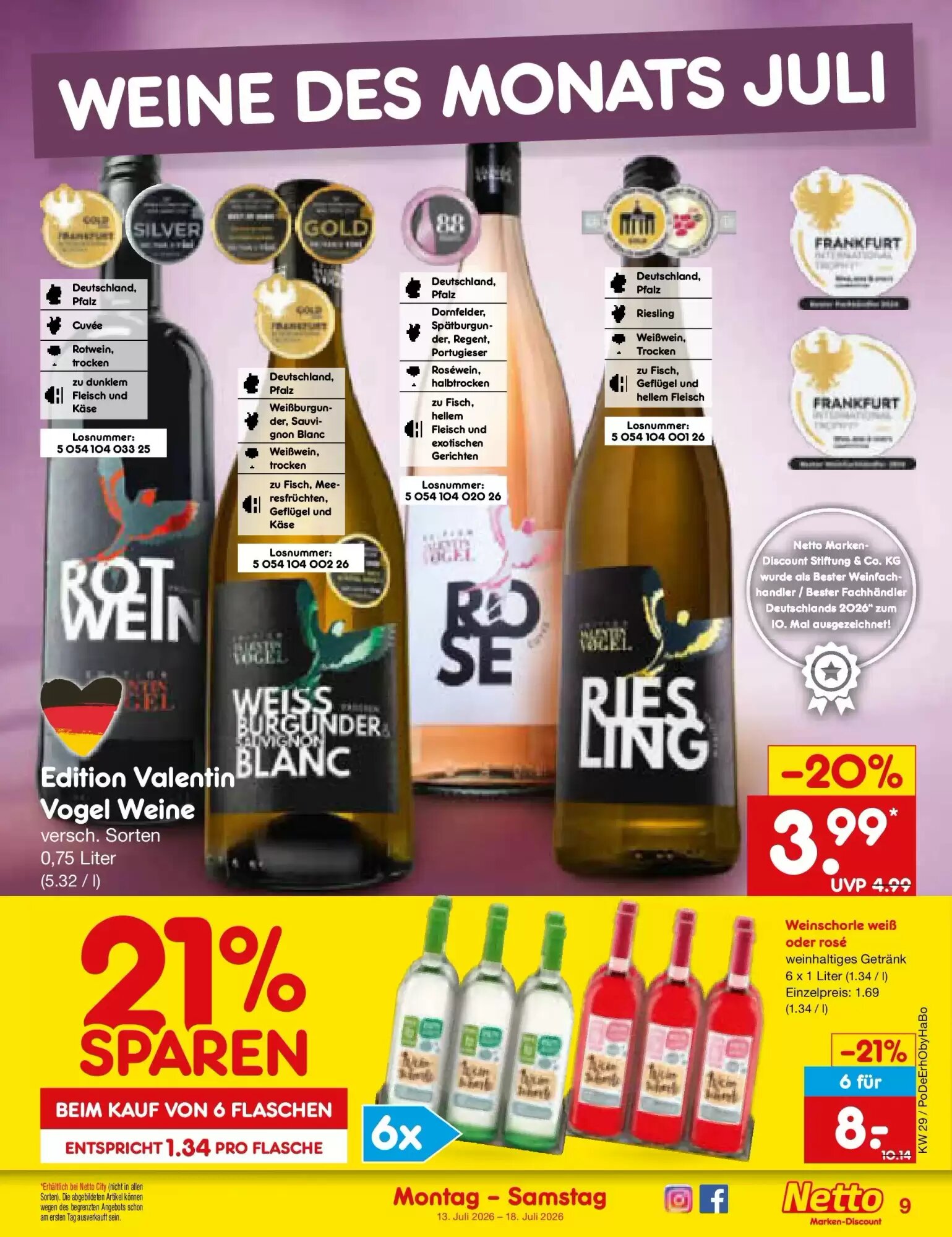 Netto Marken-Discount Prospekt (ab 13.07.2026) zum Blättern - Seite 9