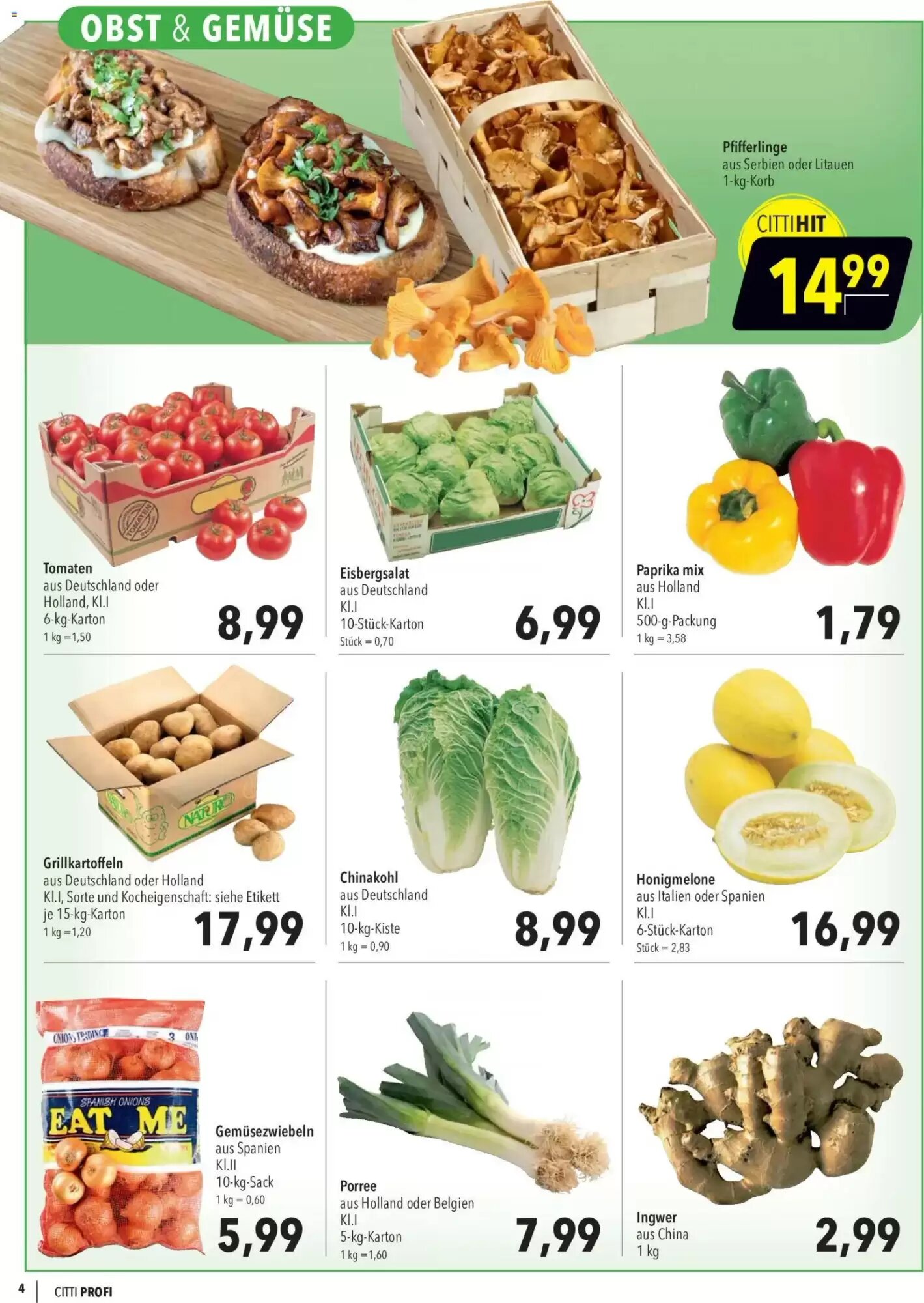 CITTI Markt Prospekt (ab 13.07.2026) zum Blättern - Seite 4