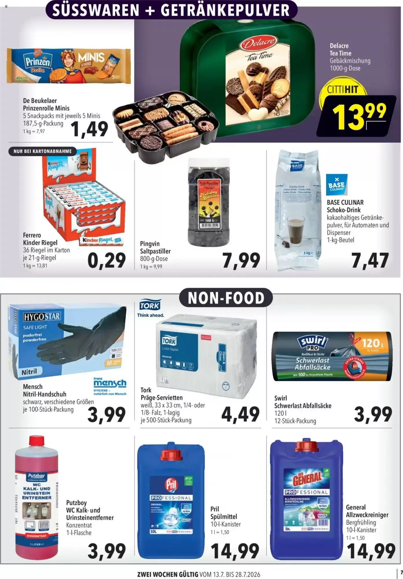 CITTI Markt Prospekt (ab 13.07.2026) zum Blättern - Seite 7