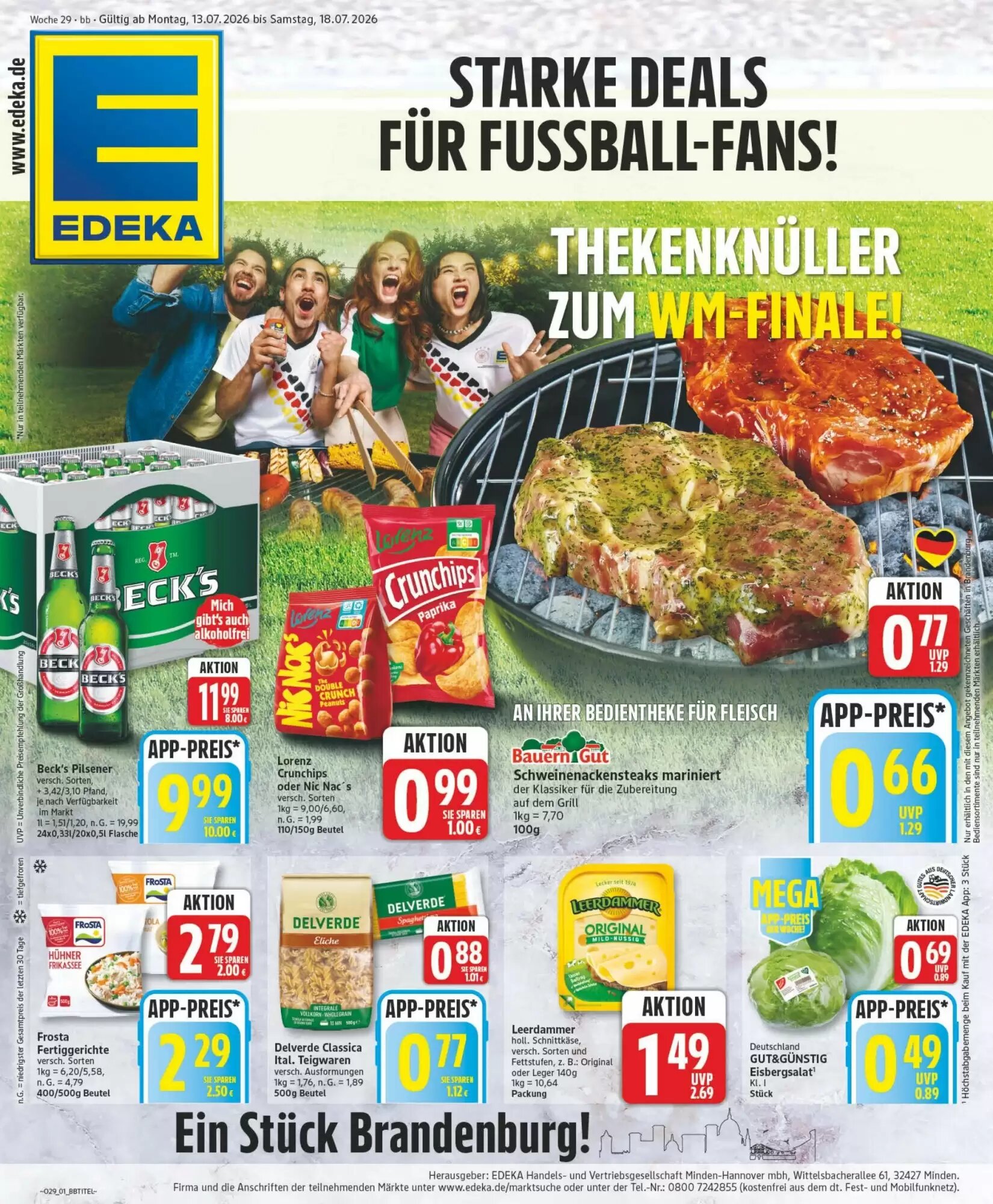 Edeka24 Prospekt (ab 13.07.2026) zum Blättern - Seite 1