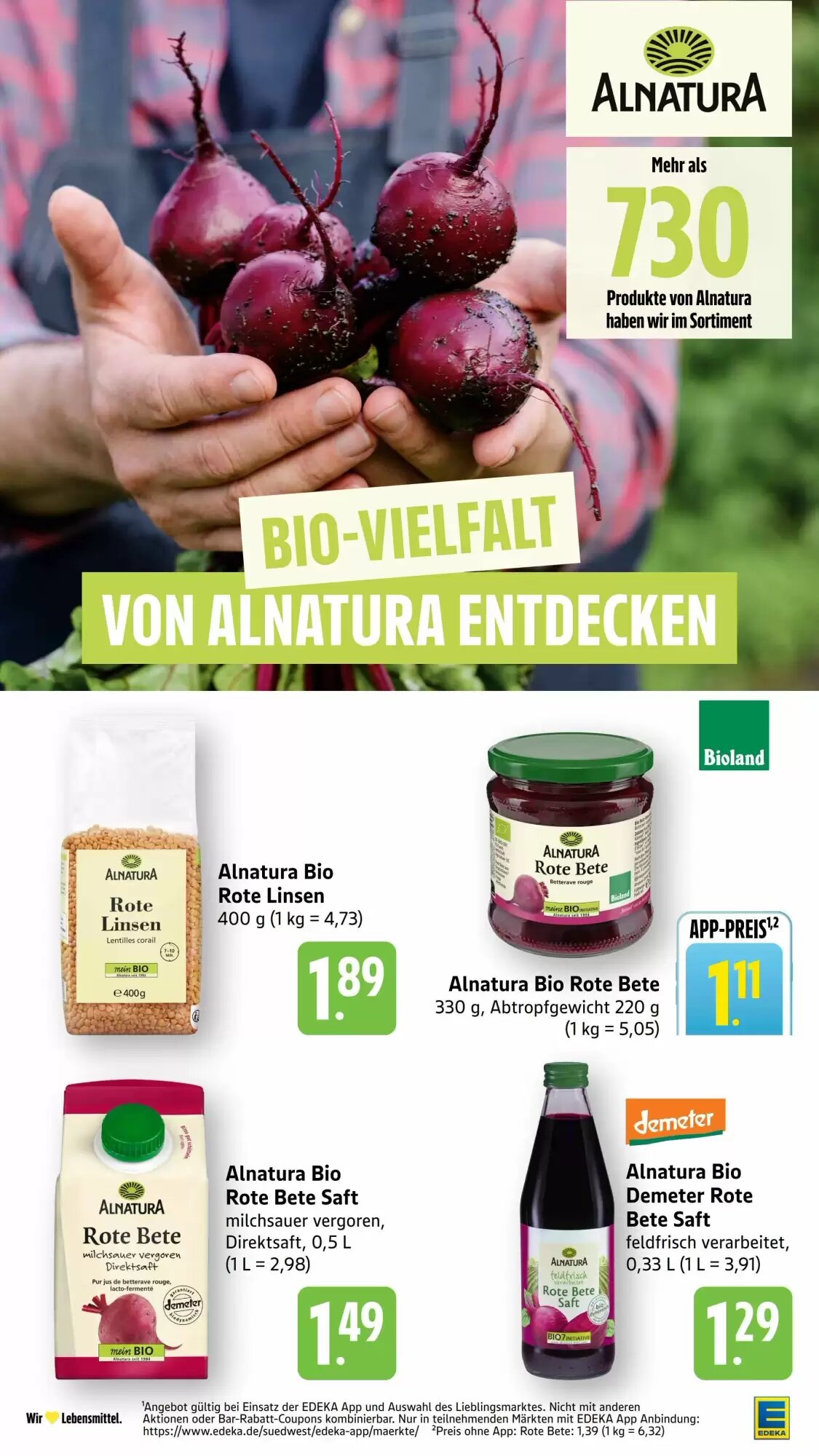 EDEKA Berger Prospekt (ab 13.07.2026) zum Blättern - Seite 20